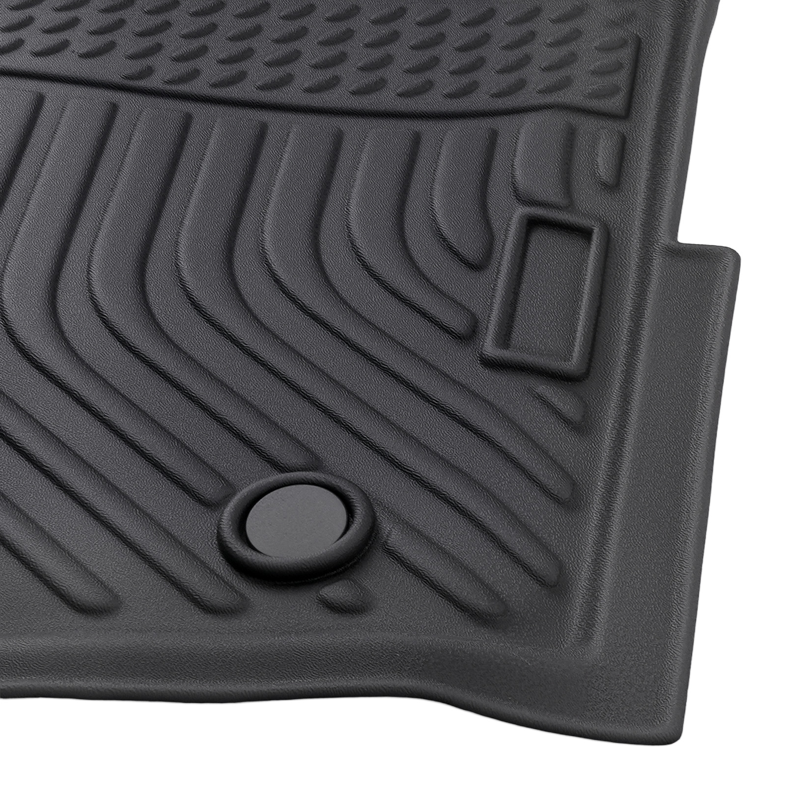 Black Carpet Floor Mats for Ford Everest UA II SUV 2015-2022 TPE Car Mat
