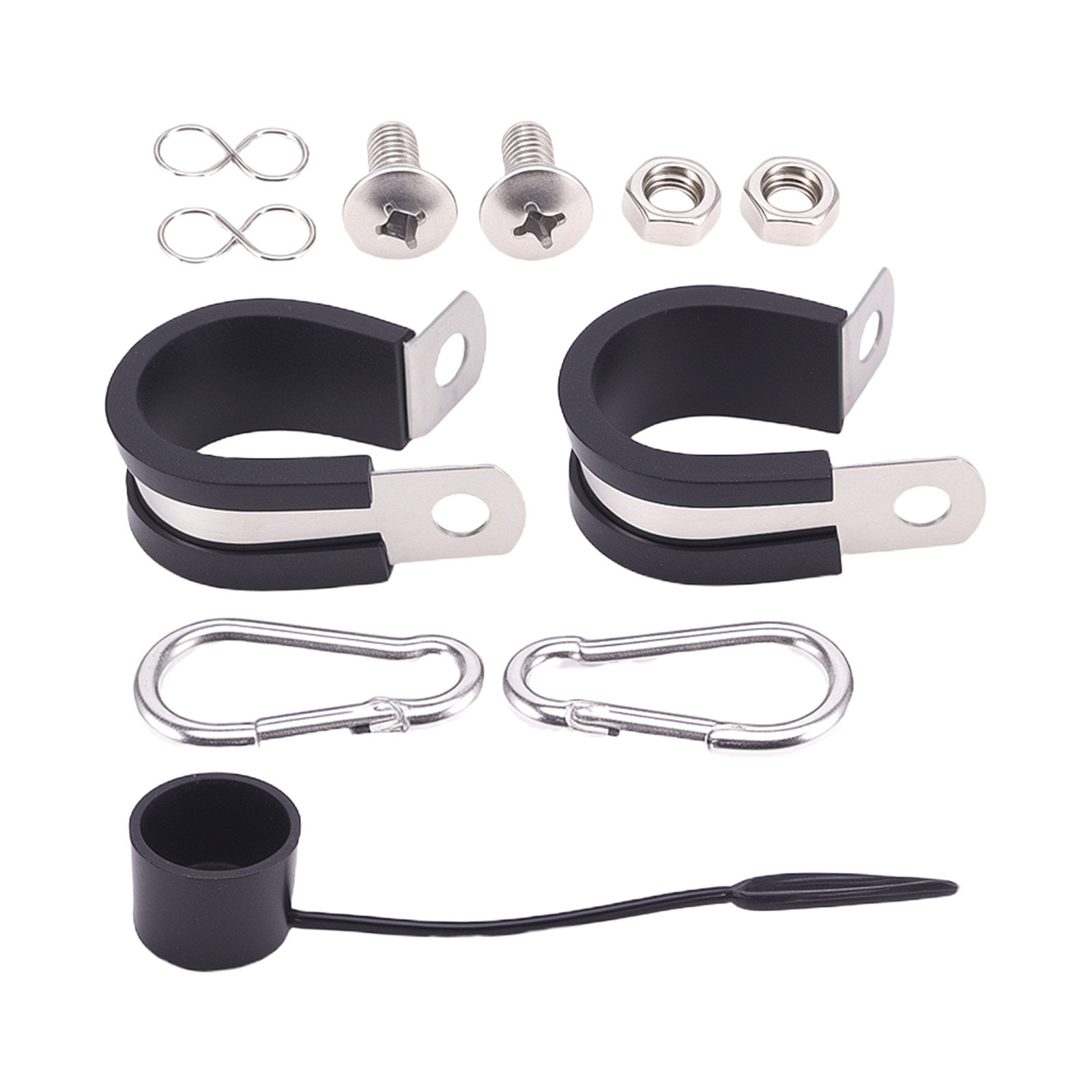 Pair 2FT Fat Whip Lights Spiral Fatty Lighted Whips for UTV ATV RZR Remote & APP