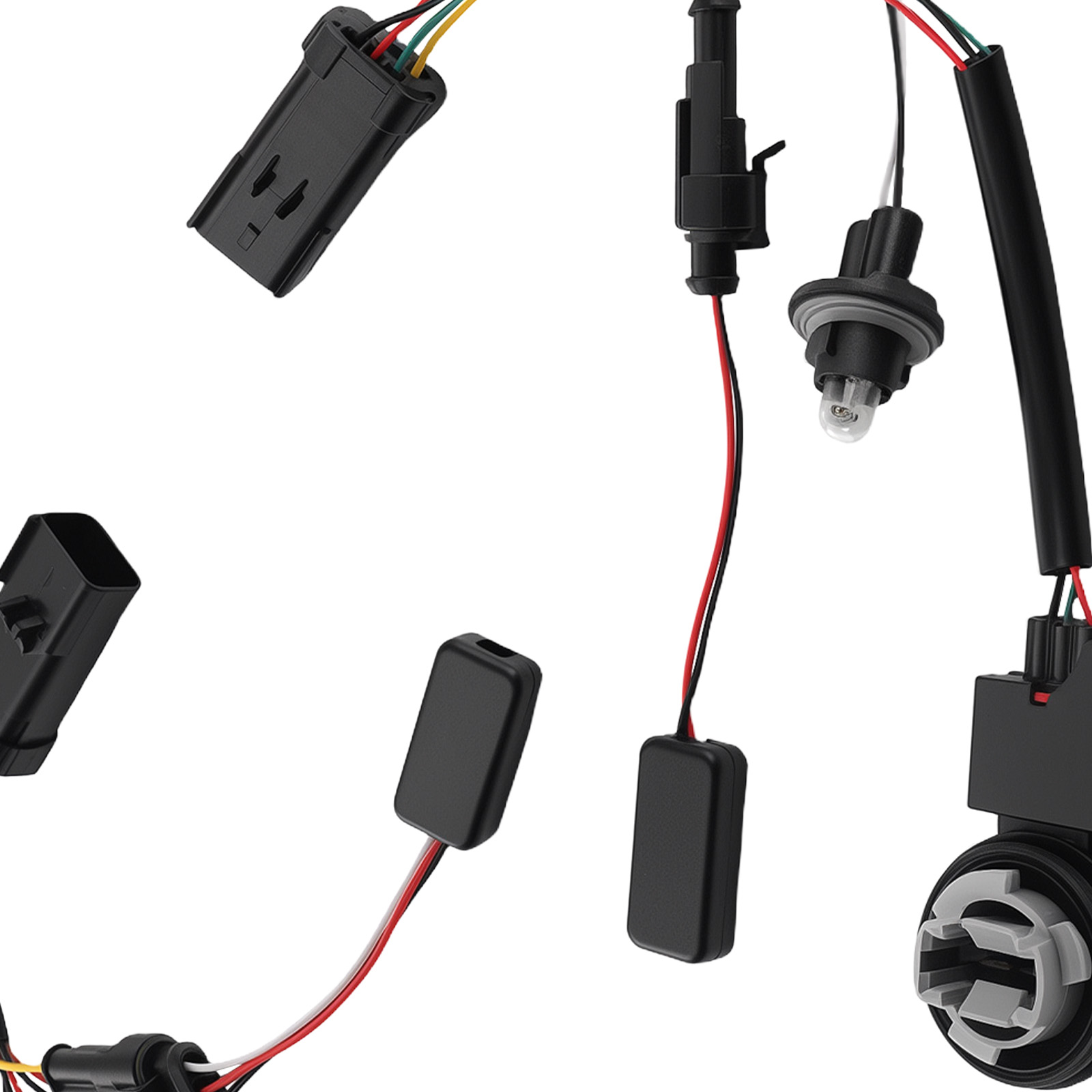2pcs Rear Lamp Wiring Harness for Ram 1500 2013-2022 Left Right Side Pair