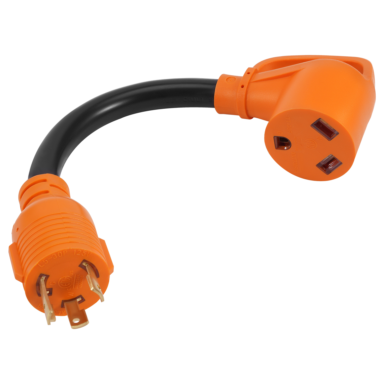 RV Power Adapter Cable 30Amp 125V for MaXpeedingRods Generator MXR3500S MXR4000