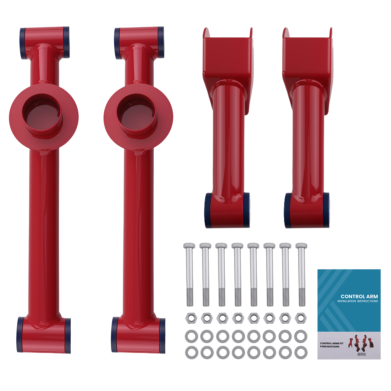 Rear Upper & Lower Tubular Control Arms Details for Ford Mustang 4CYL 6CYL