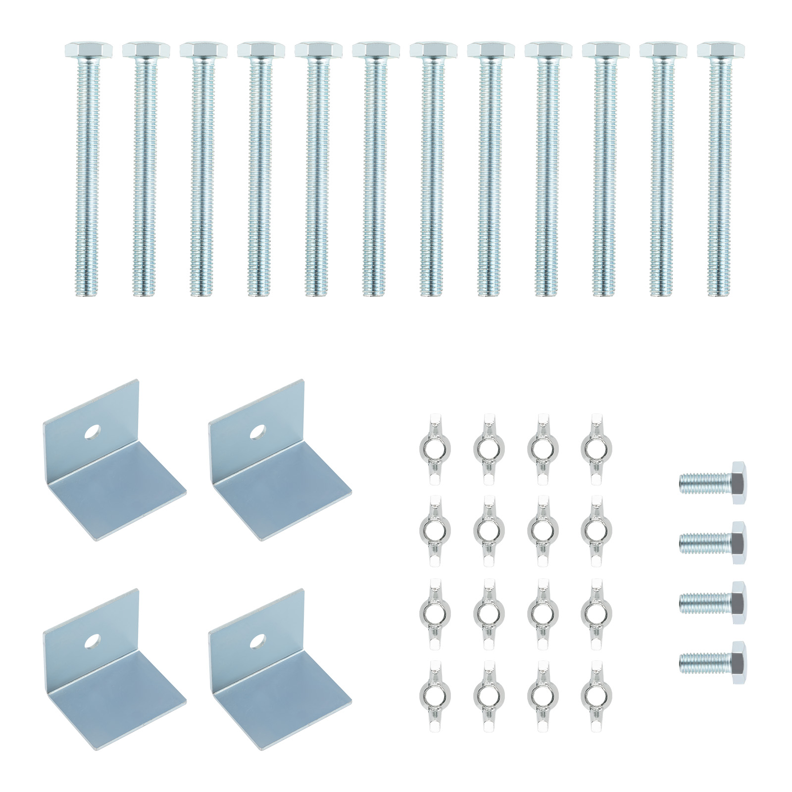 20 Inch Ladder Bracket 2pc Set 440lbs Load Steel Painting Siding Repair