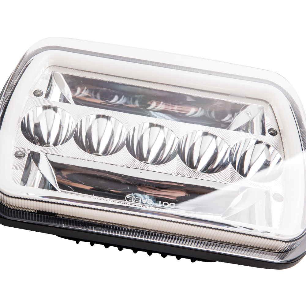 7x6 inch Headlights For Ford F-550 F-450 F-350 F-250 Super Duty