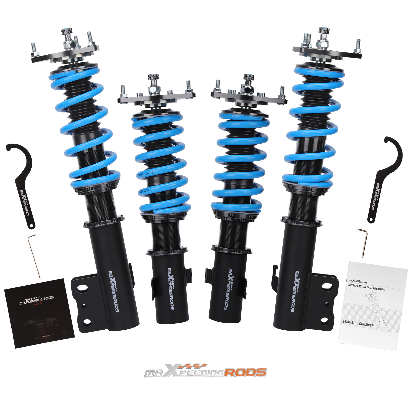 T6 24 Levels Damping Coilovers For Subaru Forester 1998-2002 2.5L