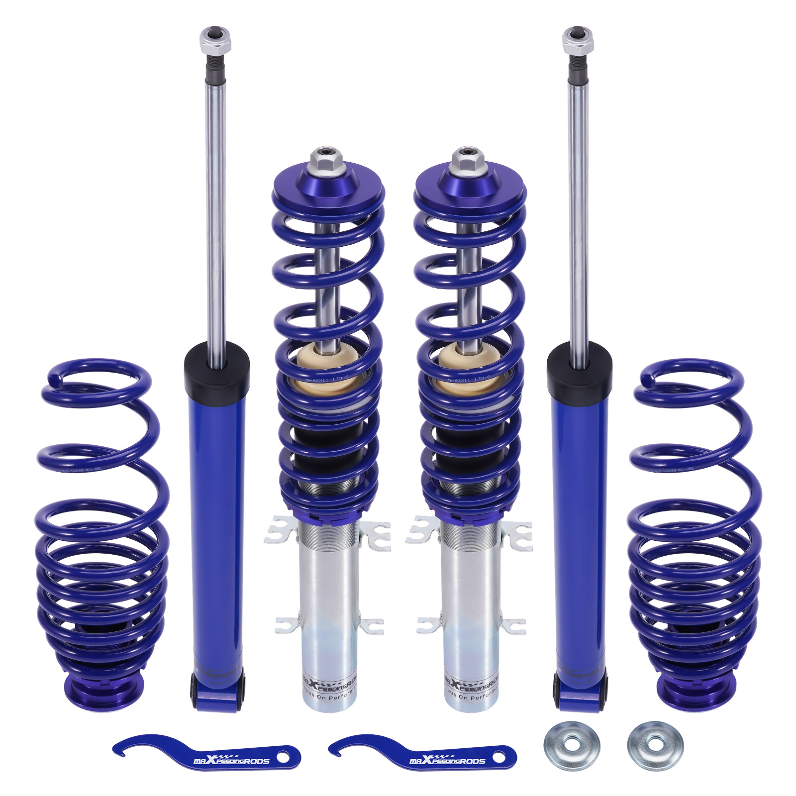 Street Gewindefahrwerk for VW Golf 4 1.8T 1.9 TDi New Beetle 9C1 1C1 Federbeine