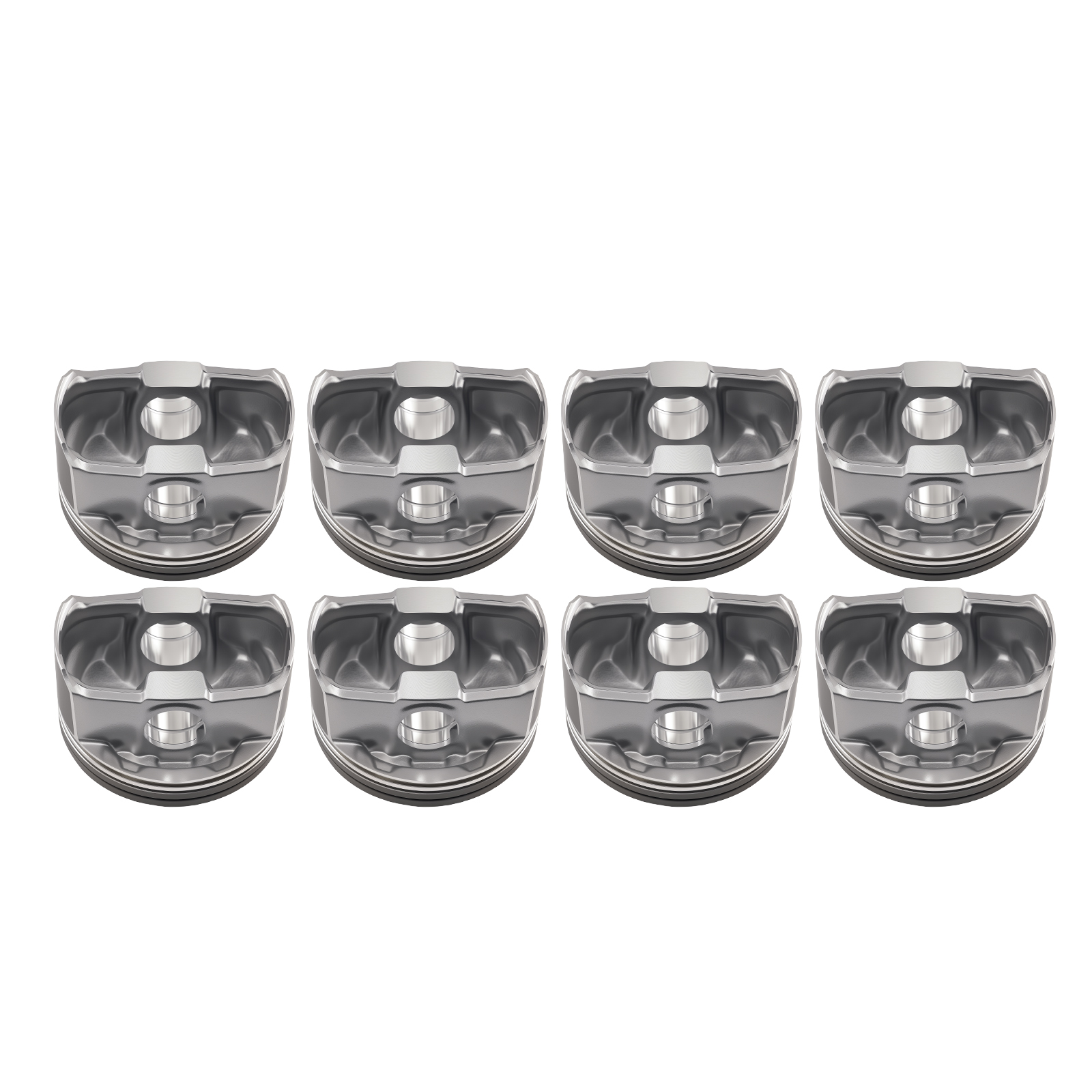 Engine Piston Set w/ Rings for Dodge Dakota 4.7L SOHC 16V 08-11 68031605AD