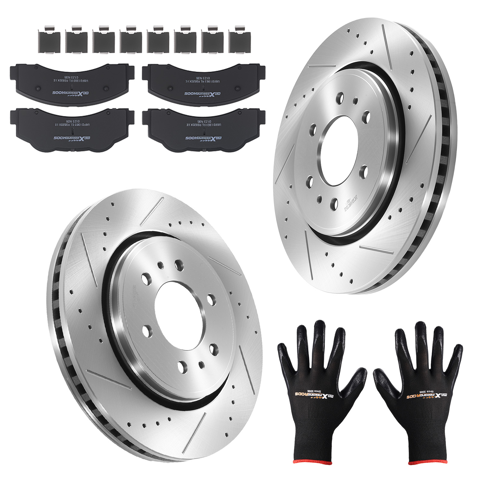Front Left&Right Brake Rotors Brake Pads for Ford Expedition/Lincoln Navigator