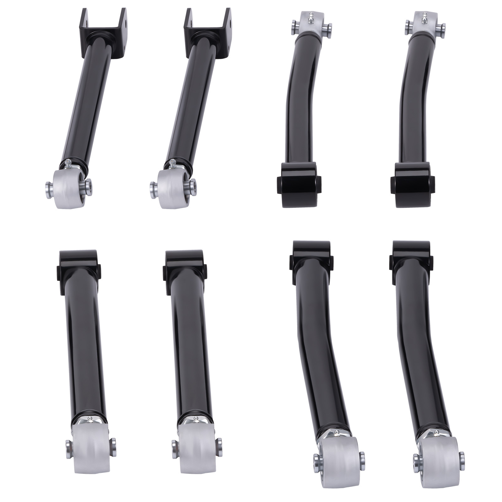 Full Set Adjustable Control Arms for 07-18 Jeep Wrangler JK Suspension Lift Kit