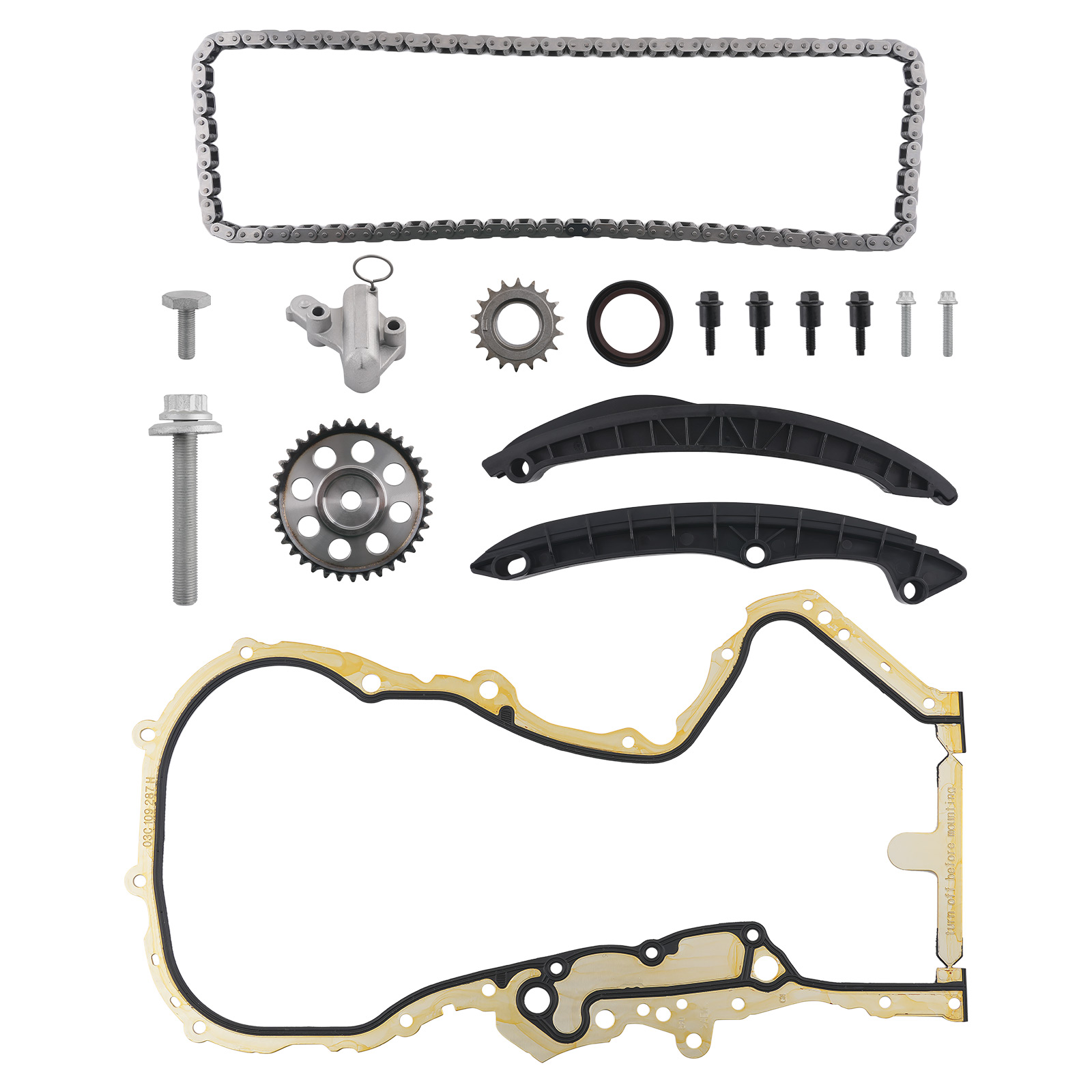 Steuerkette for VW Passat B6 B7 Golf V VI Jetta 1.4 TSI 03C109571F