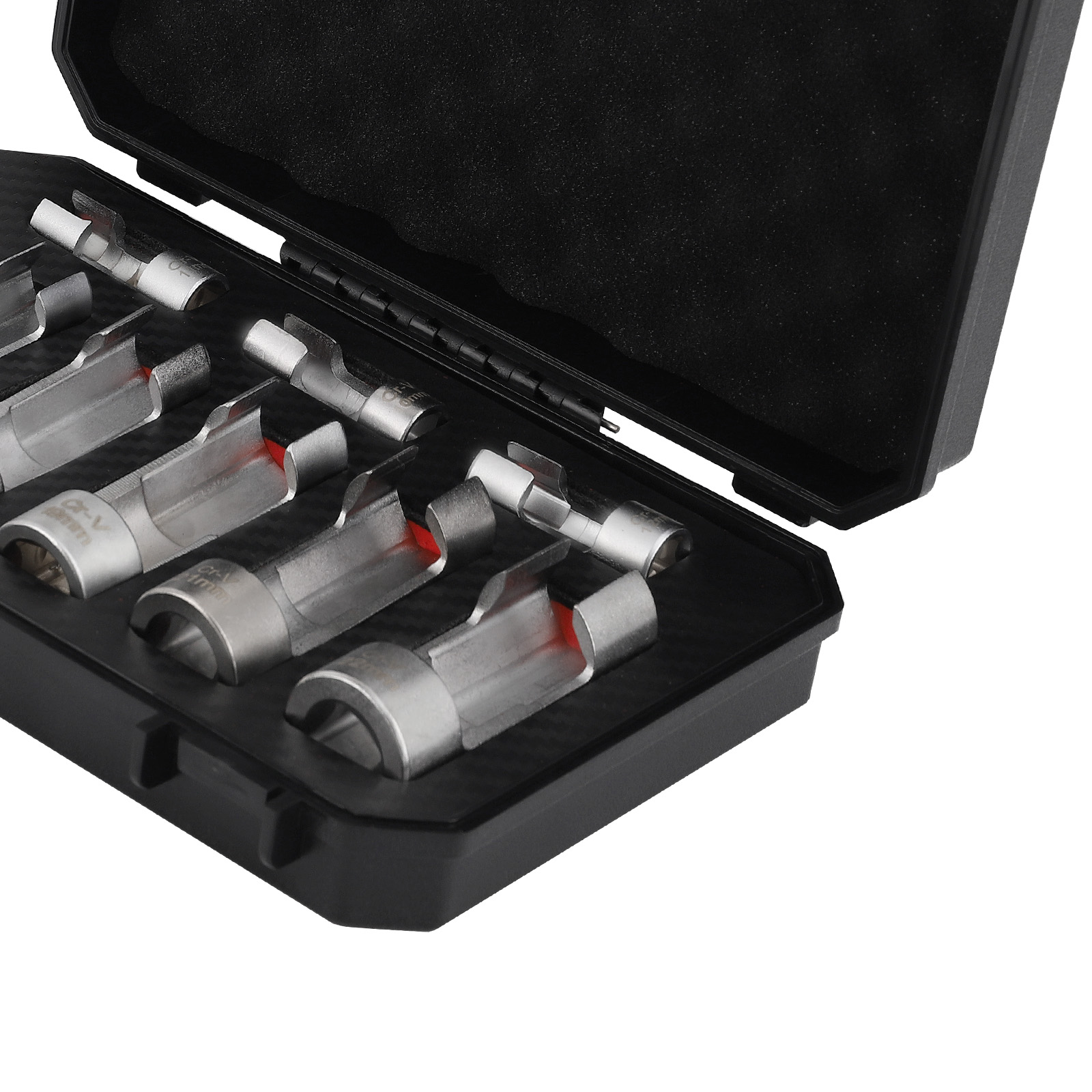 New 9PCS Strut Nut Socket Diesel Injector Fuel Line Socket Wrench Set 10-22mm