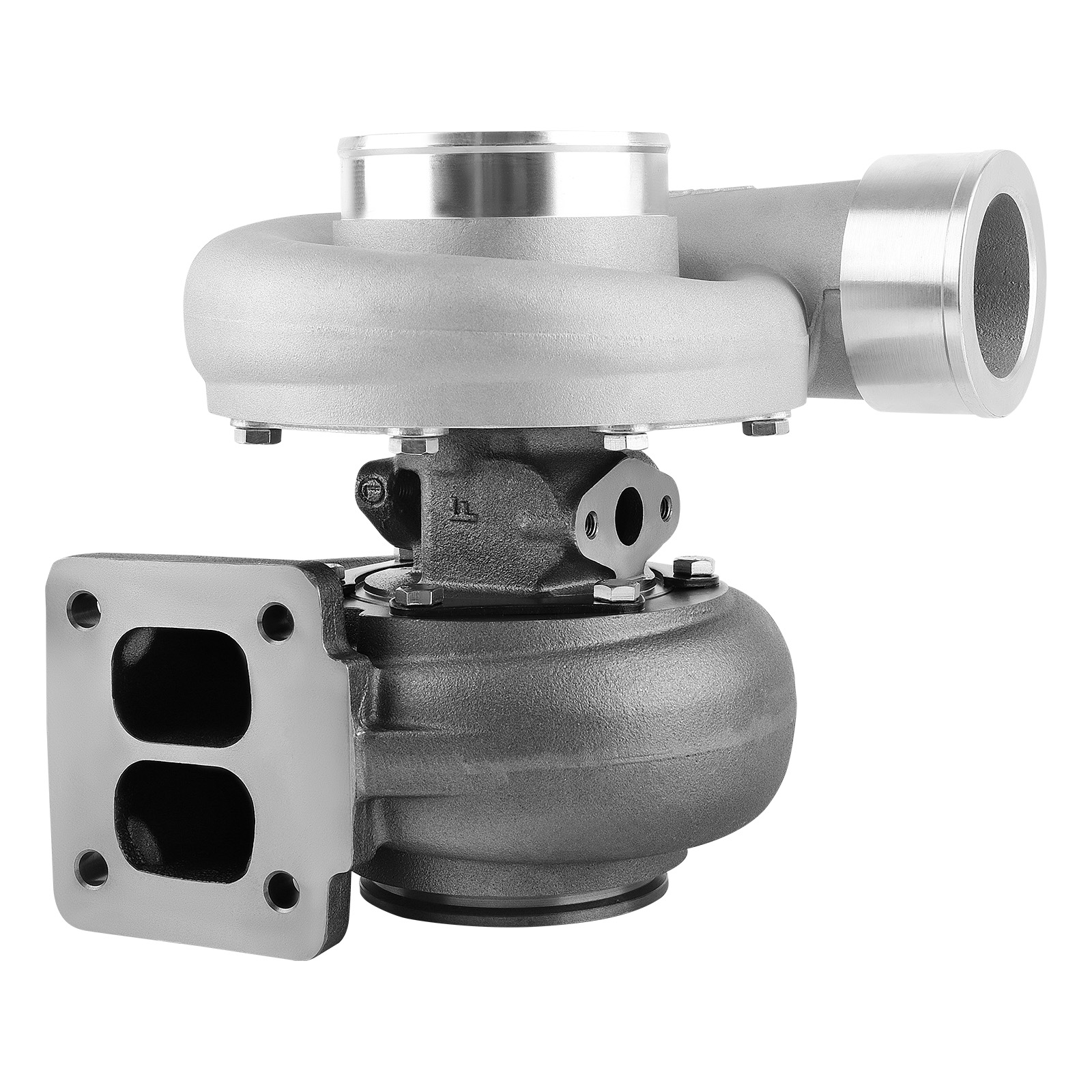 GT45 Billet Wheel Turbo Charger T4 A/R .66 A/R 1.05 V-band For 4-6L Engine
