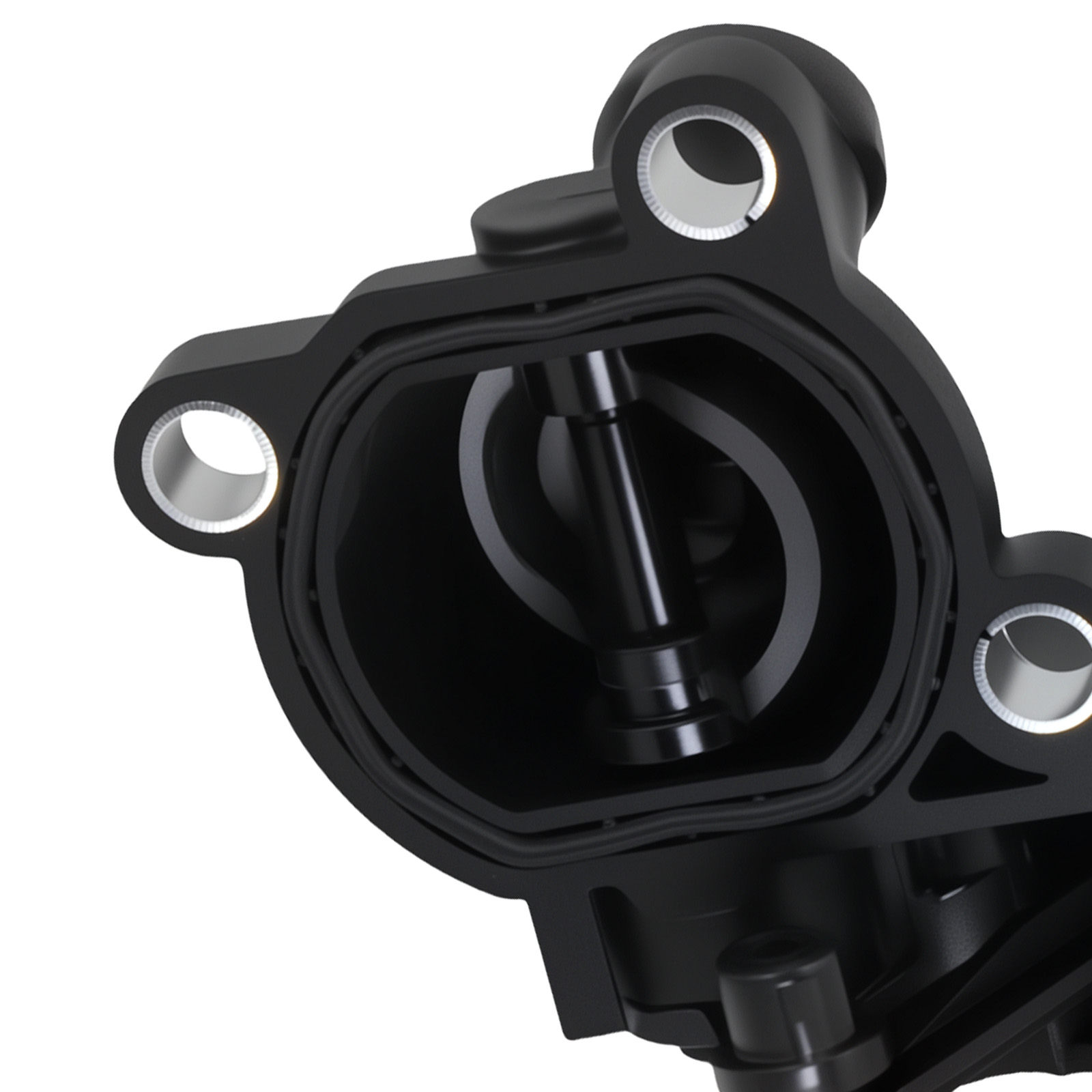 Automotive Thermostat for Audi A6 A7 VW Touareg 12-16 059121737AM Black Metal