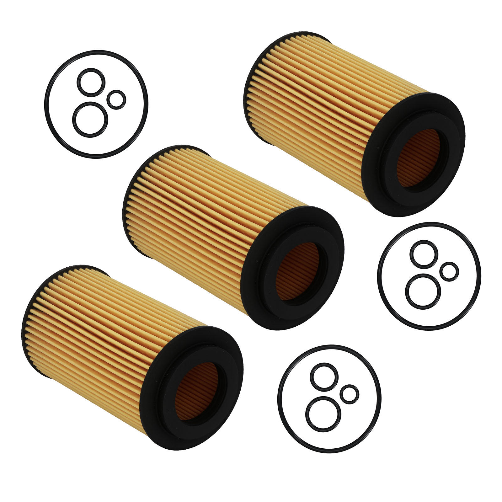 New Oil Filter 3PCS for Mercedes-Benz G-Class 5.0L 1999-2018 HU718/5X 61226