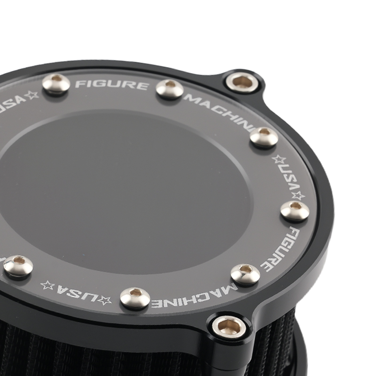 Custom Air Cleaner for Harley Softail Fat Boy Heritage 1993-2015 Black