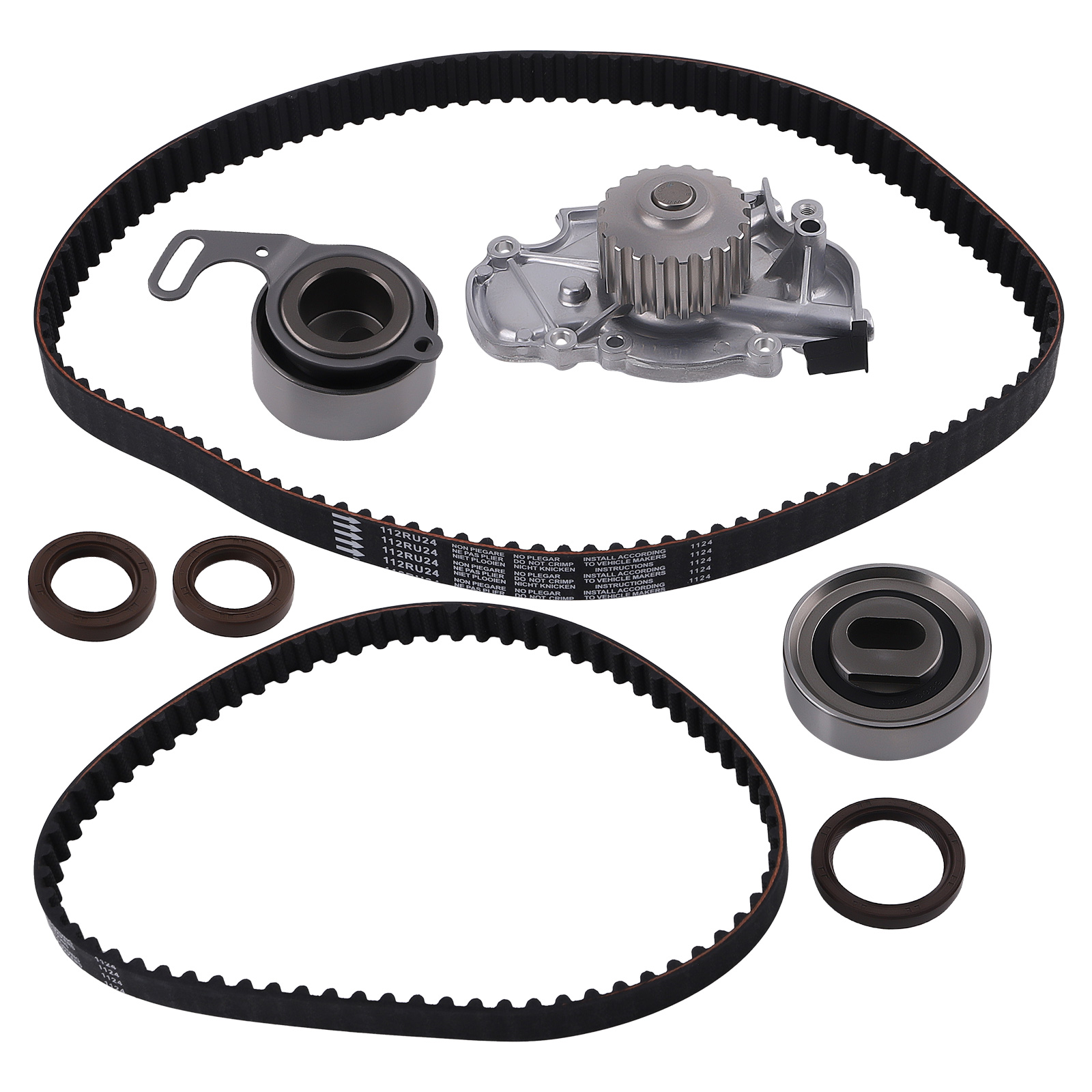Timing Belt Tensioner Water Pump Kit for Honda Accord DX 2.3L 1998-2002 F23A5