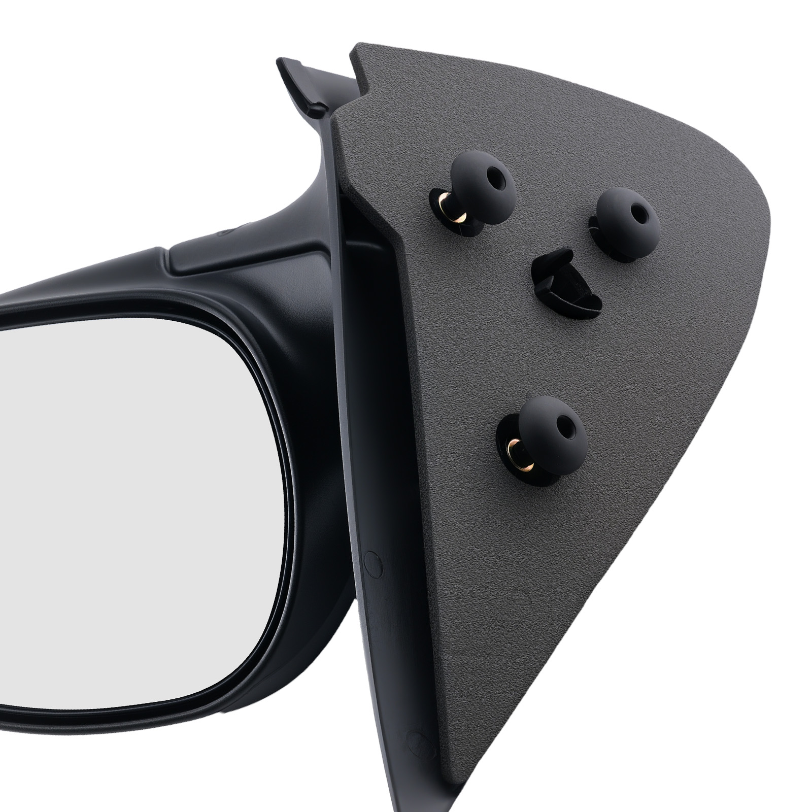 Right Manual Mirror for Ford Expedition 1998-2002 1L3Z17682AAA Black ABS