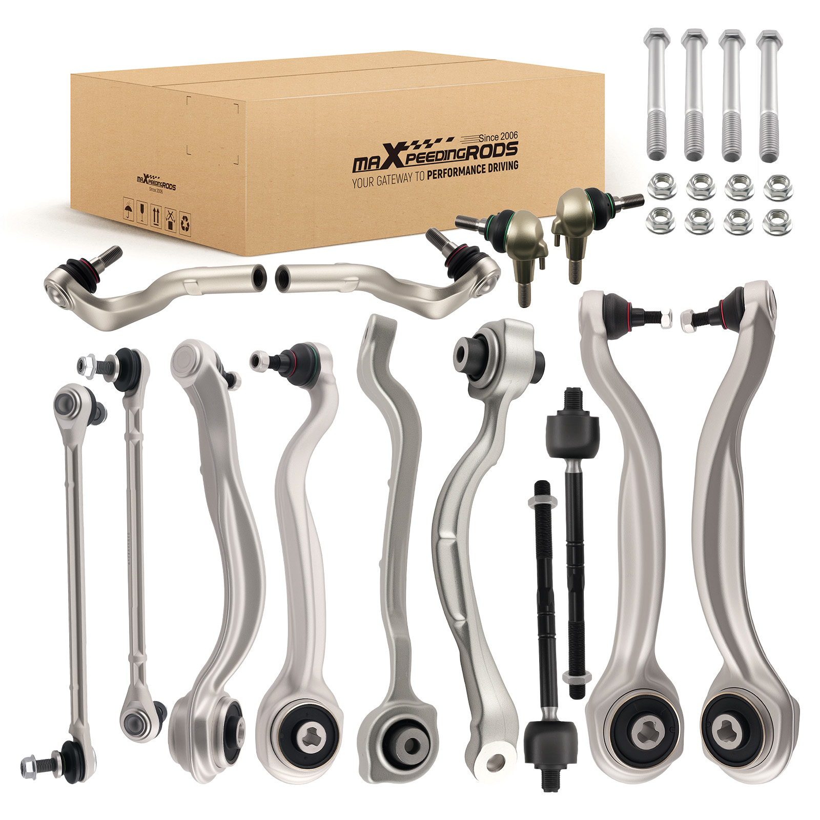 12X FRONT SUSPENSION WISHBONES CONTROL ARMS FOR MERCEDES-BENZ E-KLASSE W212 S212