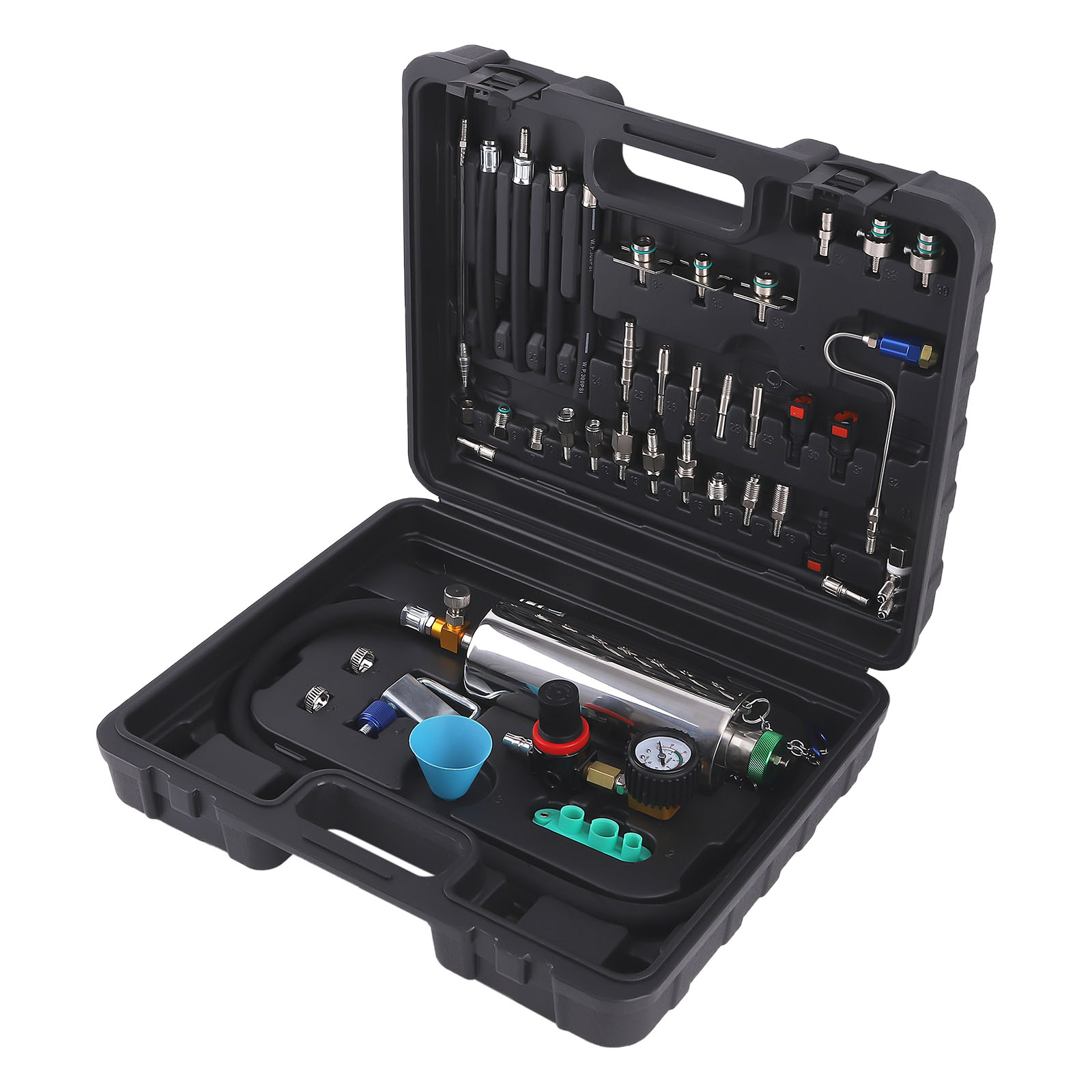 Fuel System Cleaner Kit Non-removal Injector Cleaner for Cars Trucks 140PSI 0.8L