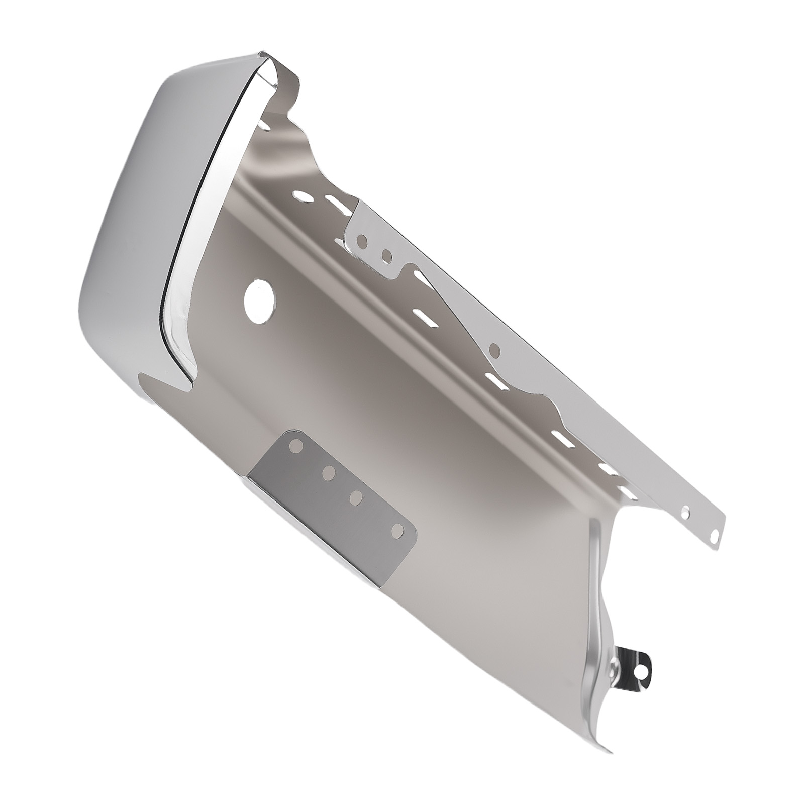 Rear Left Right Bumper End for Ford F-150 2021-2023 Chrome Steel