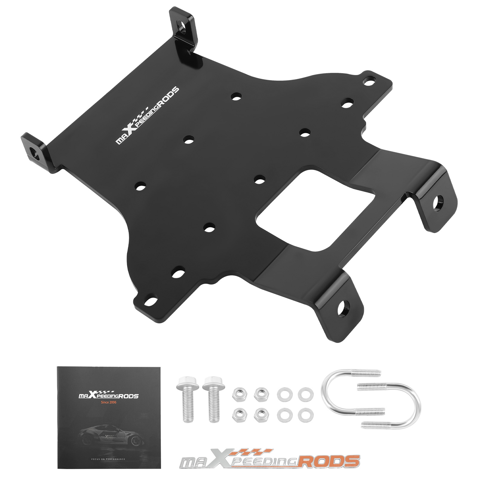 Heavy-Duty ATV Winch Mount Plate Kit For Honda TRX650 Rincon FA FGA 2003-2005