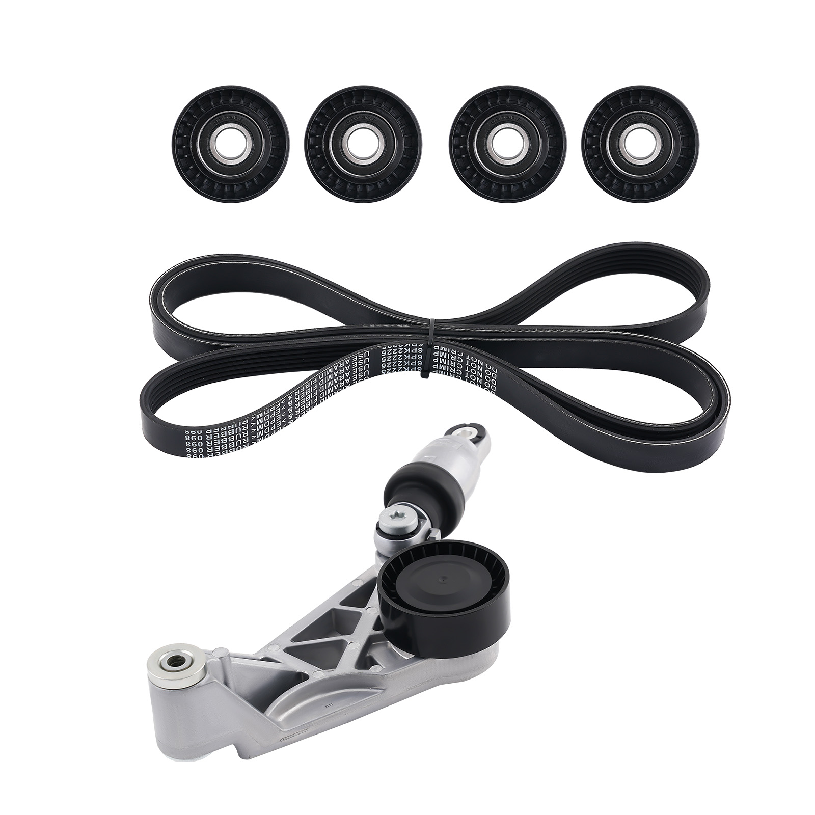Drive Belt Tensioner Kit for Jeep Wrangler 3.6L 2012-2018 Direct Fit