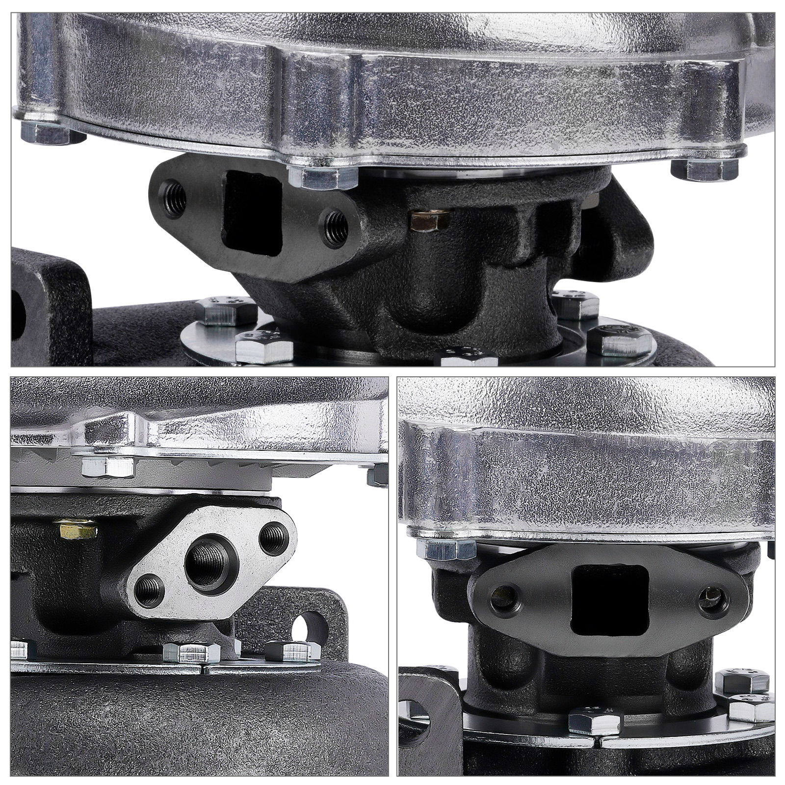 T70 Turbo T3 Flange .82 .70 A/R Oil Cooled Universal Turbocharger 600HP V-Band