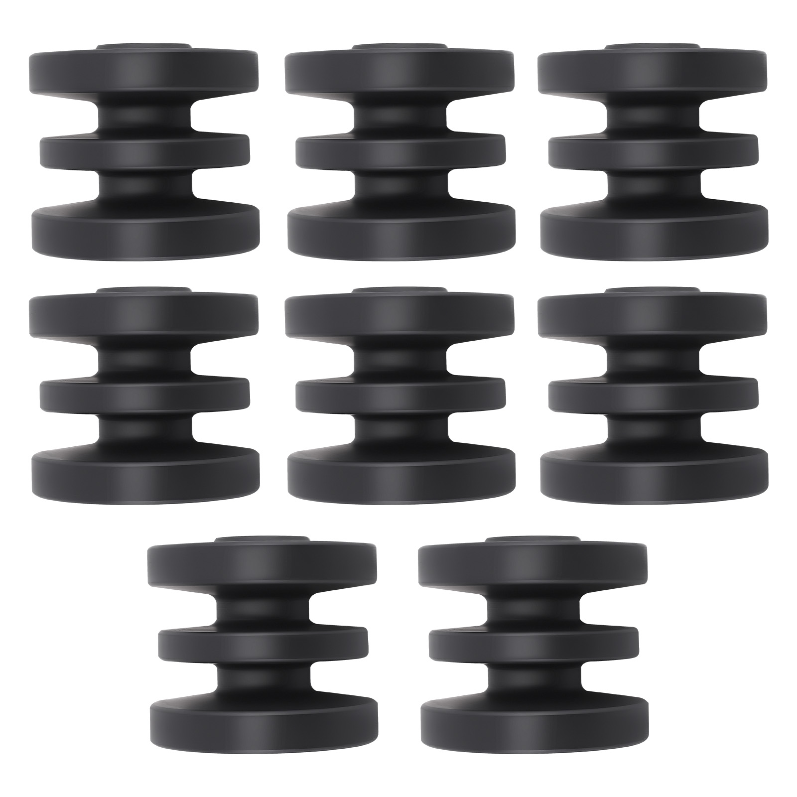 Bottom Roller For Bobcat Mini MT50 MT52 MT55 MT85 New 7109409 6730683 Black