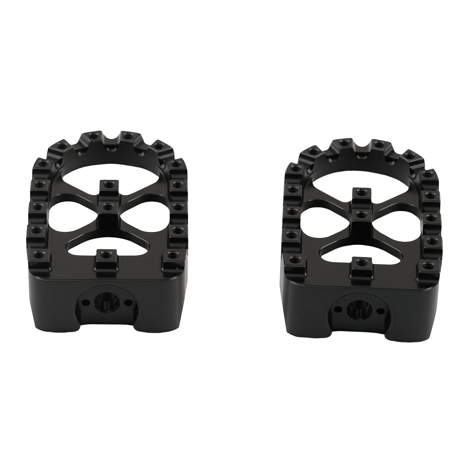 Wide MX Style Foot Pegs Rests Pedals For Harley Fatboy Road Glide  Softail