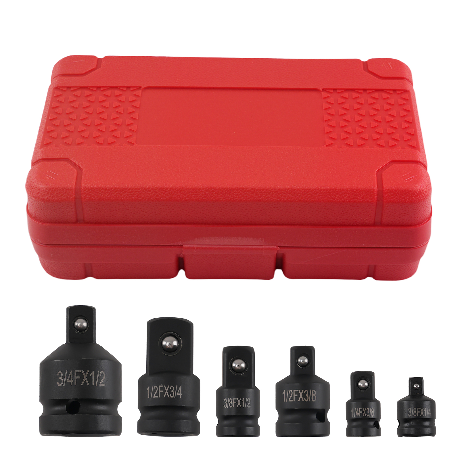 Adaptador Casquillo Impacto 6Pcs 1/4