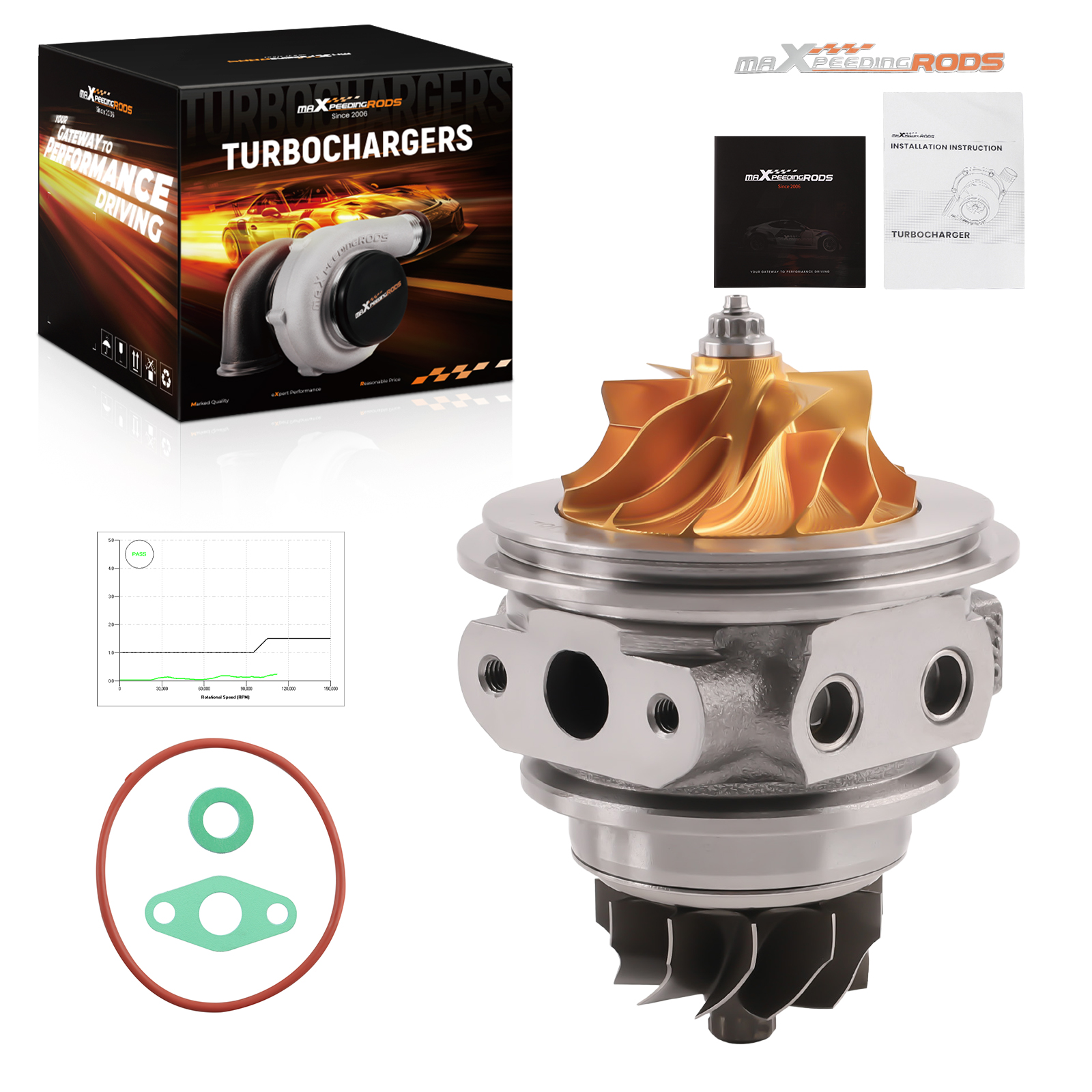 Billet Turbo Cartridge for BMW 2.0L 528i 520i 320i 328i xDrive X1 X3 11657635803