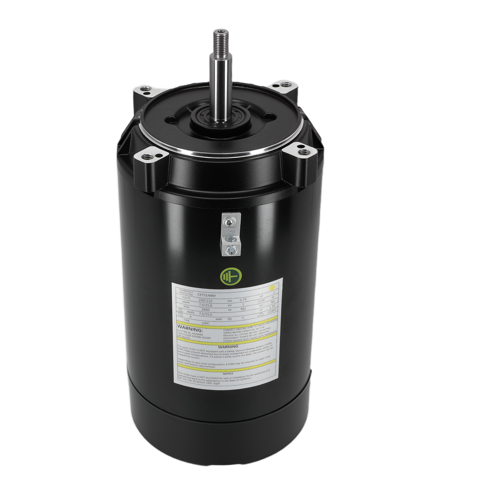 Pool Pump Motor and Seal Kit For Hayward Max Flow UST1102 54023 1HP  230/115 V