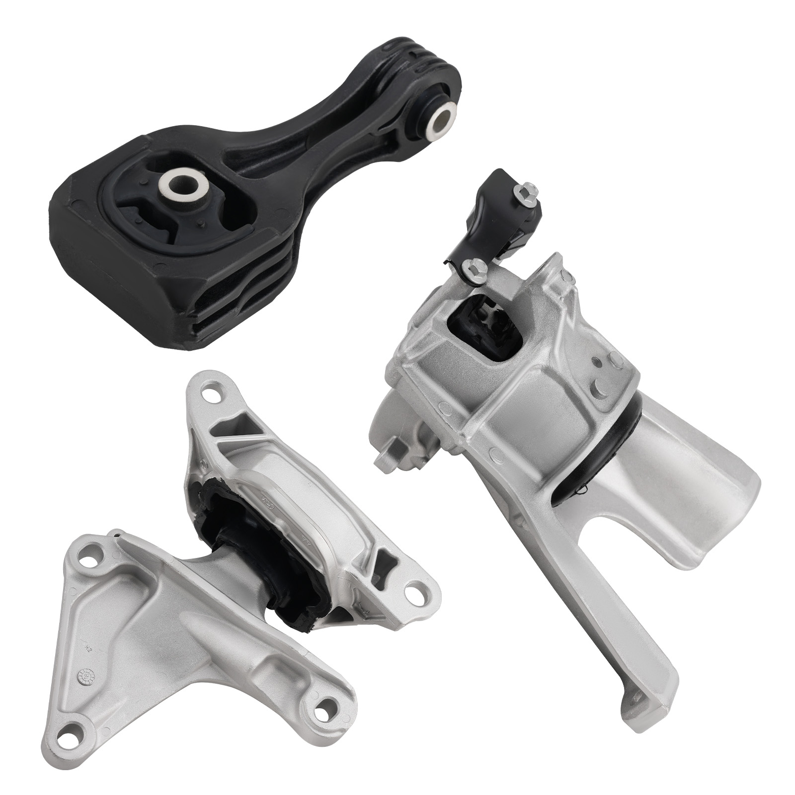 3PCS Engine Motor Mount Kit For Honda Civic 1.5L CVT Auto Trans 2016-2021 A45006