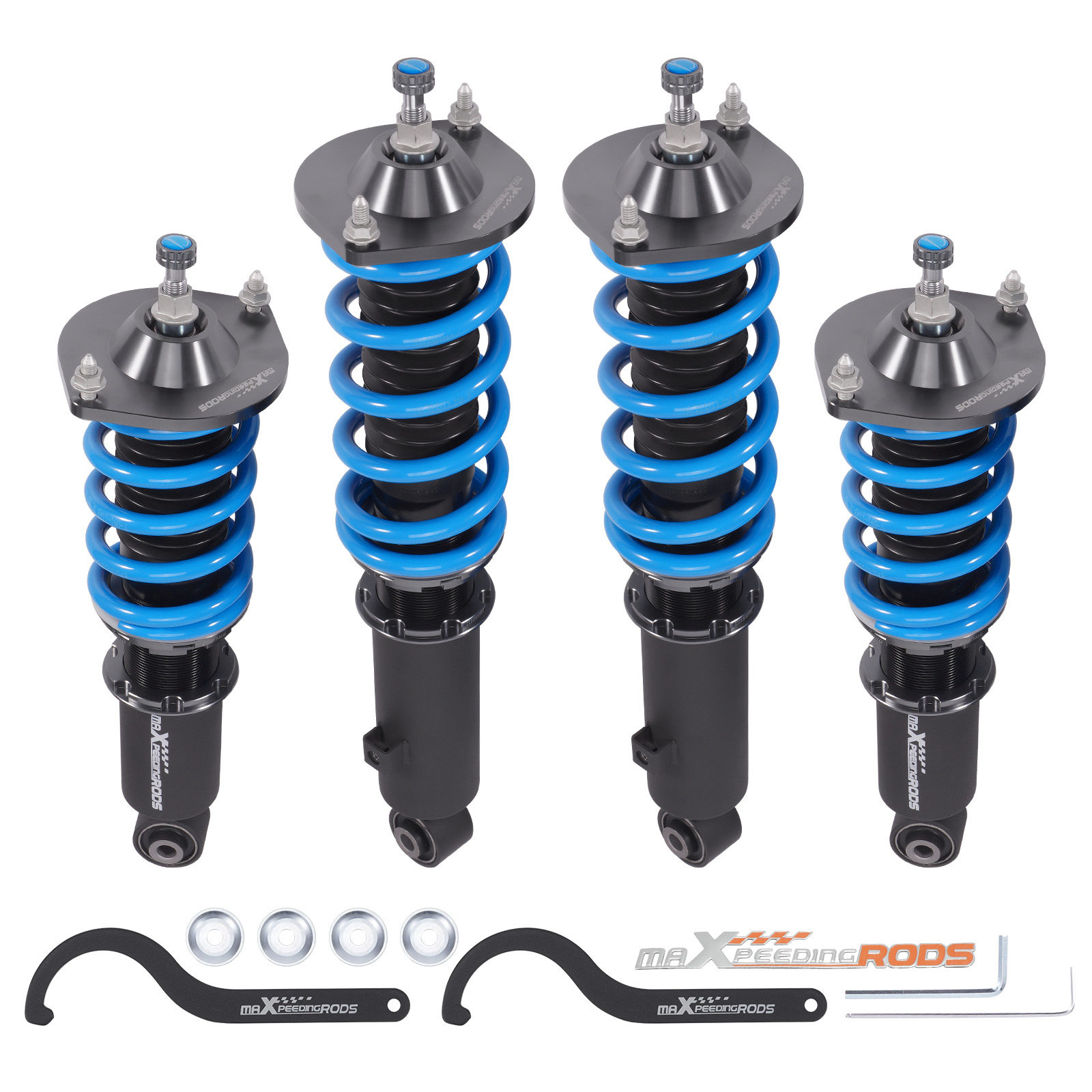 24 Dämpfungsstufen Gewindefahrwerk Coil Over Springs for Mazda Miata MX-5 NA I