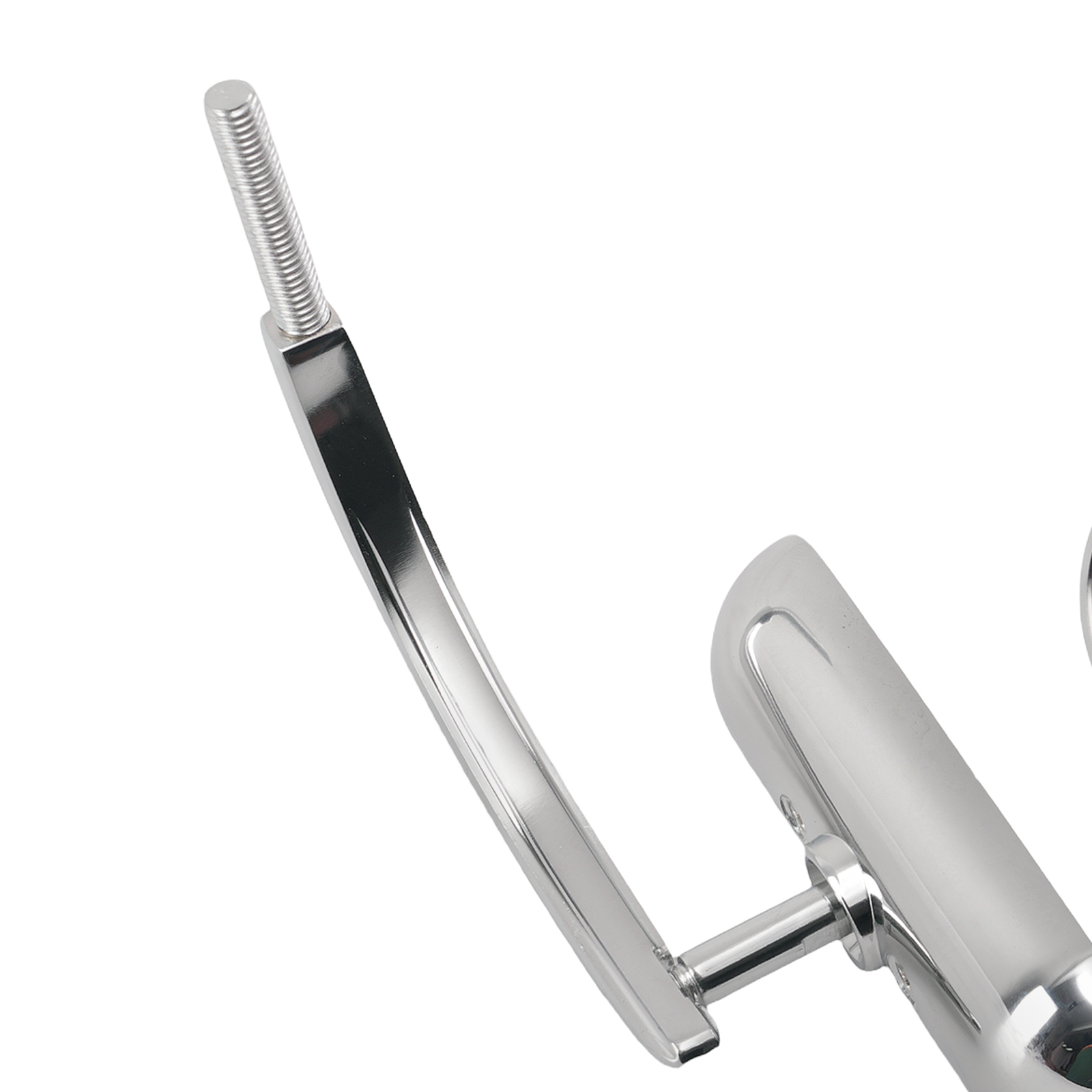 Cruiser Mirrors for Harley Sportster/Dyna/Softail/Road Glide Chrome Pair