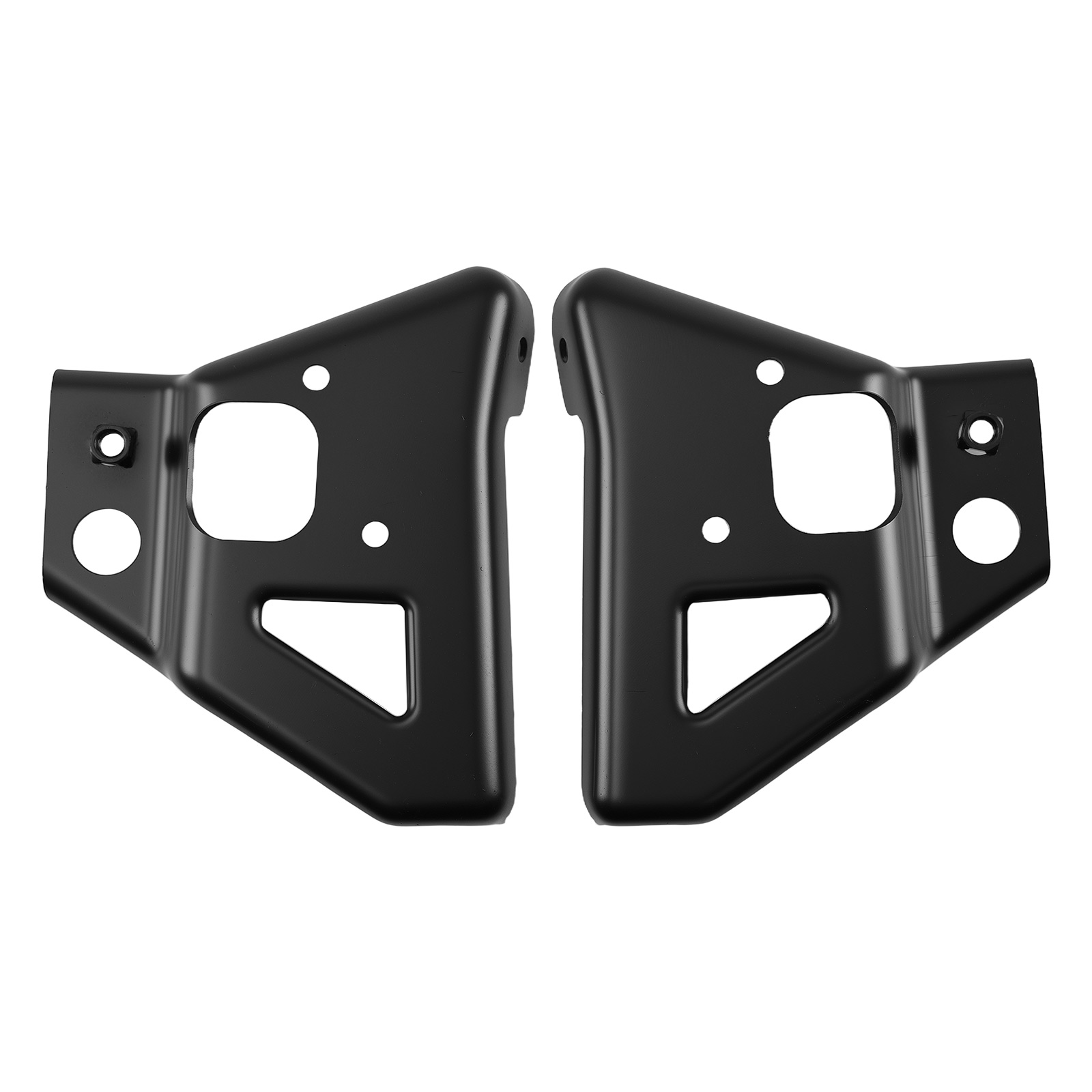 Front Bumper Bar Bracket Set for Chevy Silverado 2500 HD 3500 11-14 Black