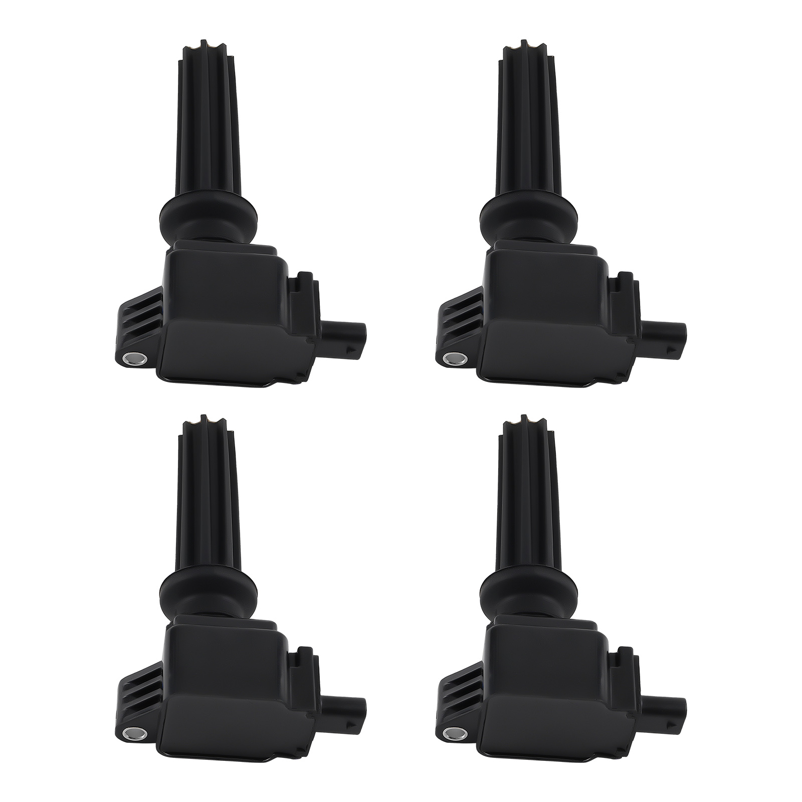 Ignition Coil Pack and Iridium Spark Plug Set of 4 For Ford Edge Escape Explorer