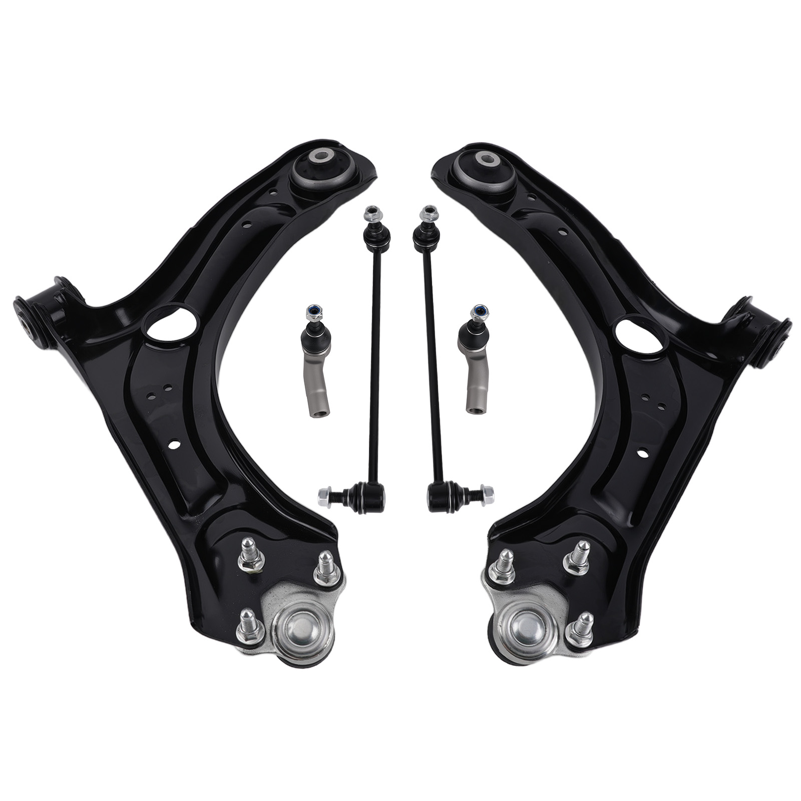 FWD Front Lower Control Arm Sway Bar End Link Tie Rod for 12-2017 Passat Beetle