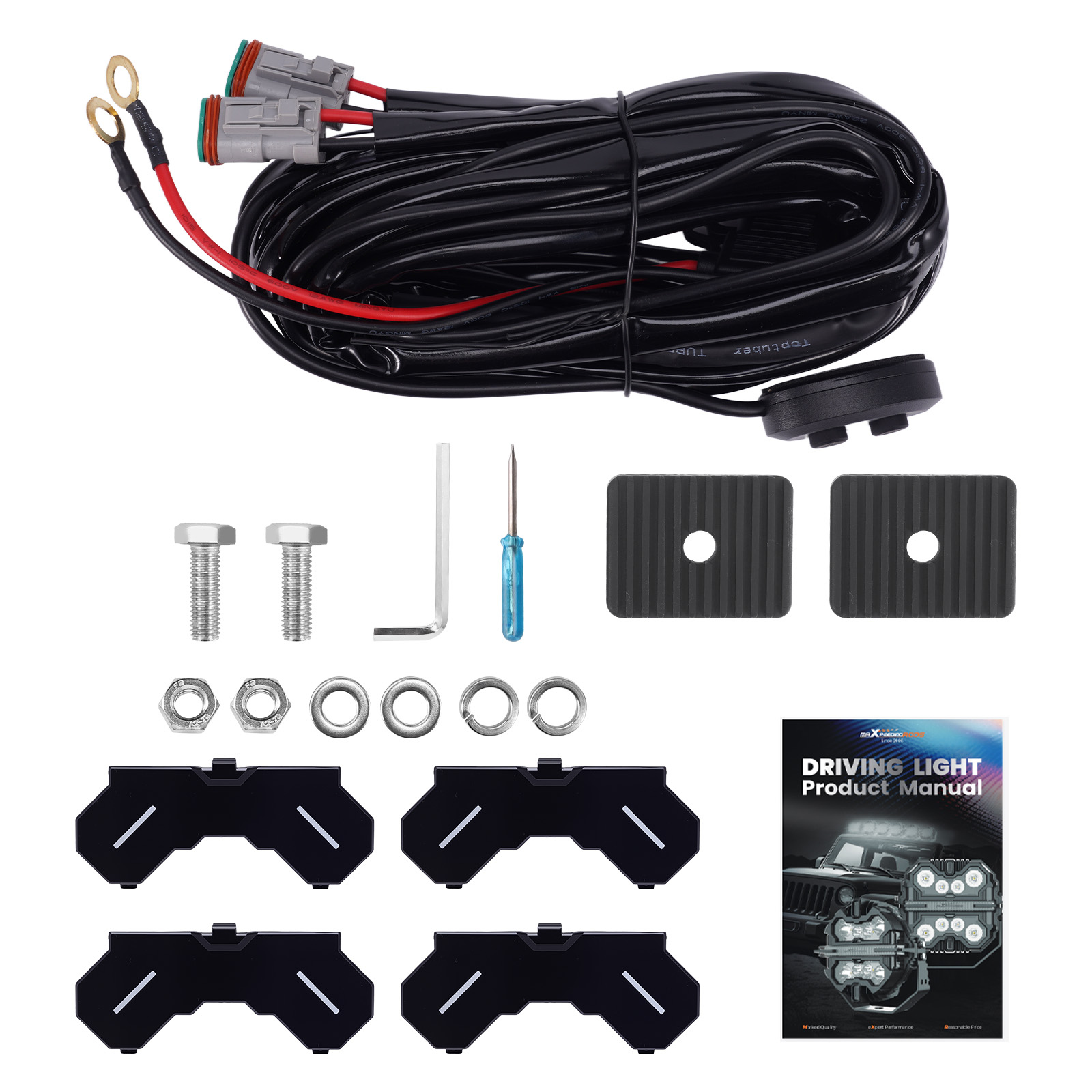 Projecteur LED Auxiliaire 332W For 4x4 SUV ATV 7