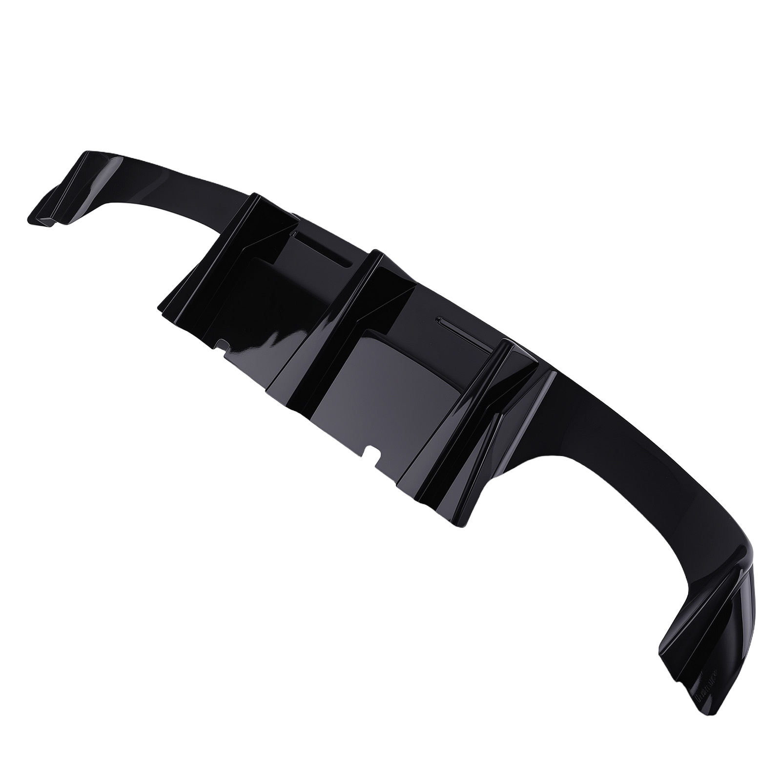 Gloss Black Rear Bumper Diffuser Lip Quad Exhaust For BMW F87 M2 Coupe 2016-2021