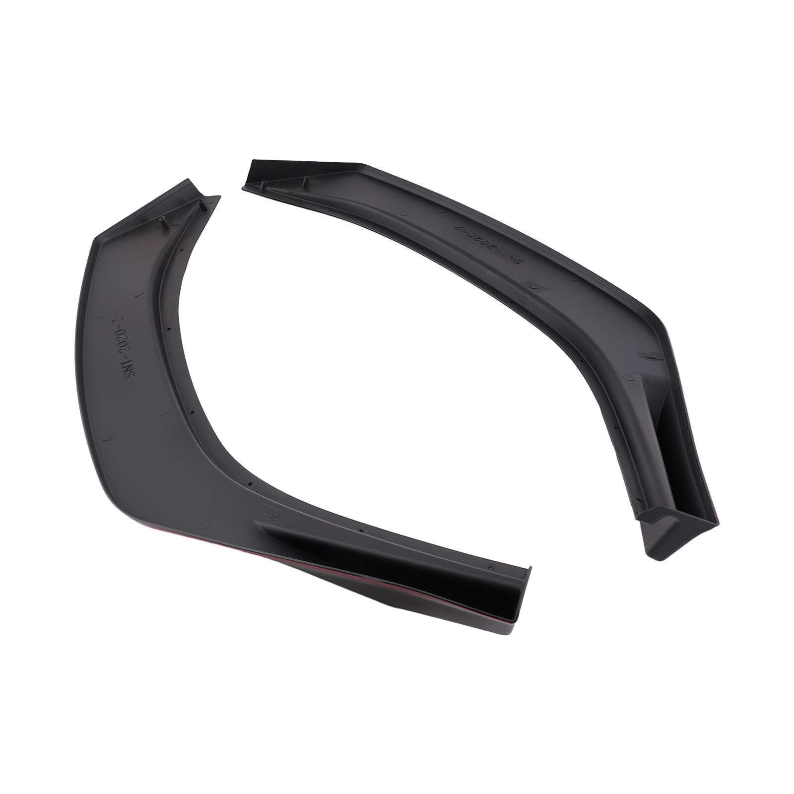 Performance Front Lip Kit for Hyundai Sonata 20-23 Glossy Black Red Extension