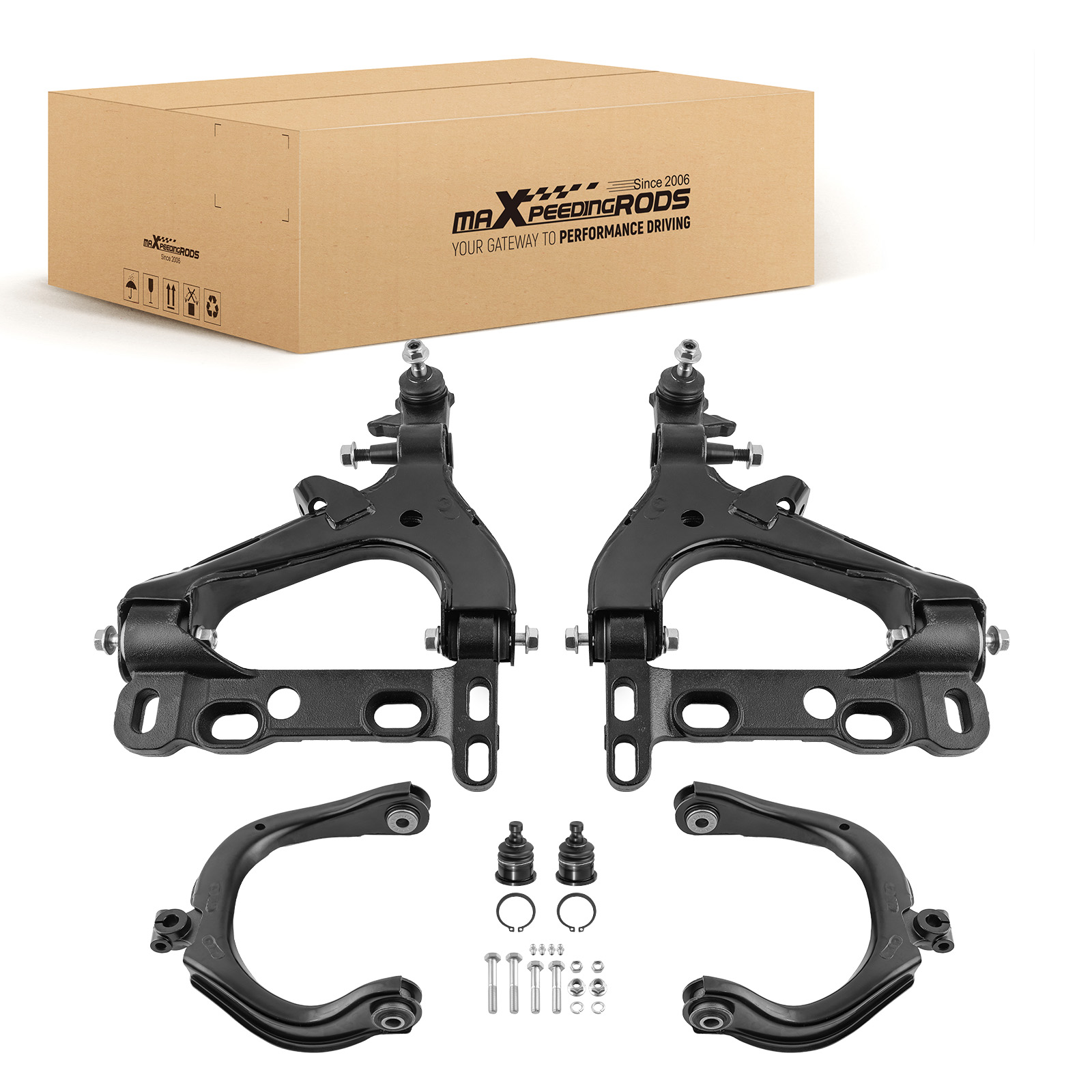 6x Front Control Arms Ball Joints for 2004- 2007 Buick Rainier Trailblazer 9-7X