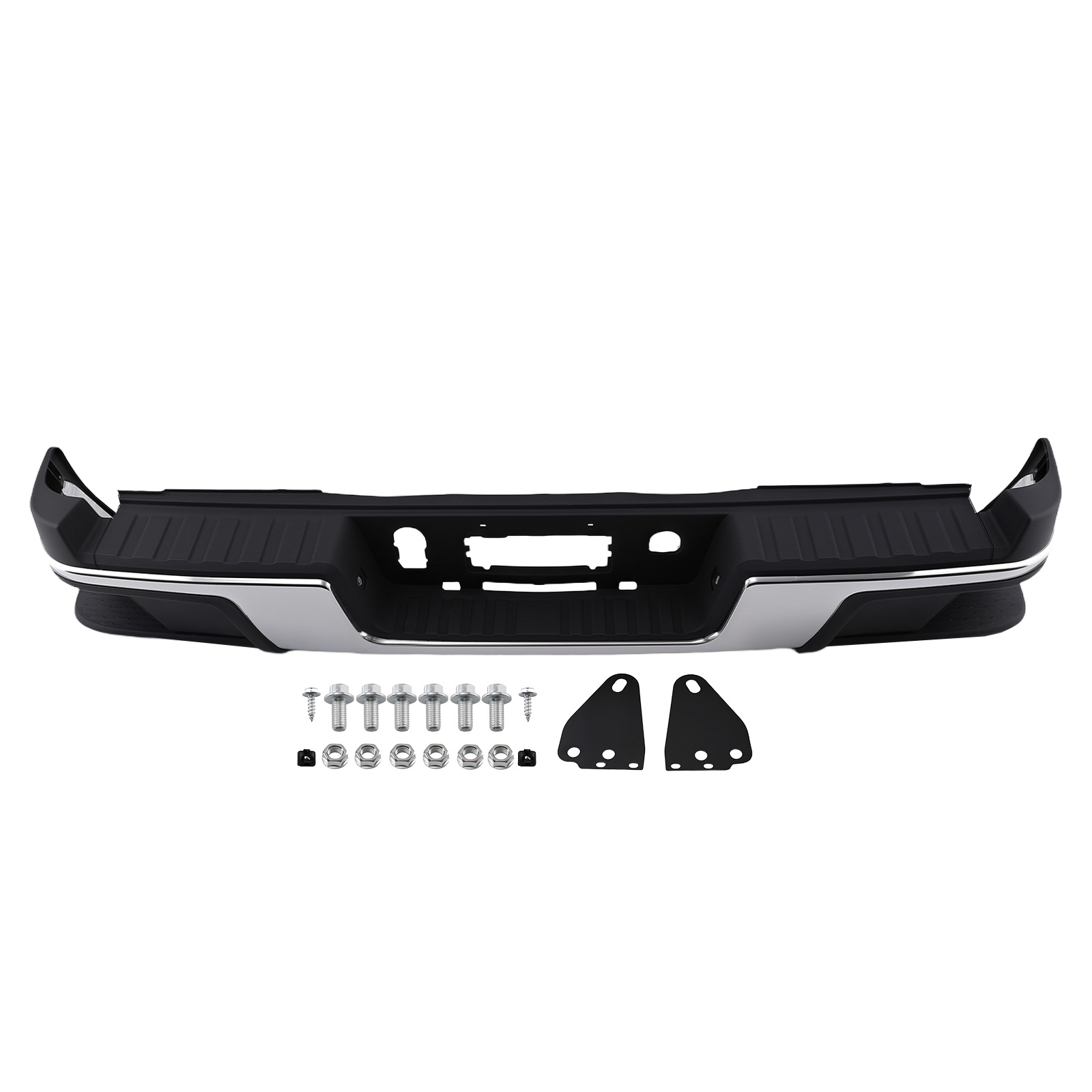 Rear Bumper for Chevy Colorado 2015-2019 GMC Canyon Chrome Steel 84568267