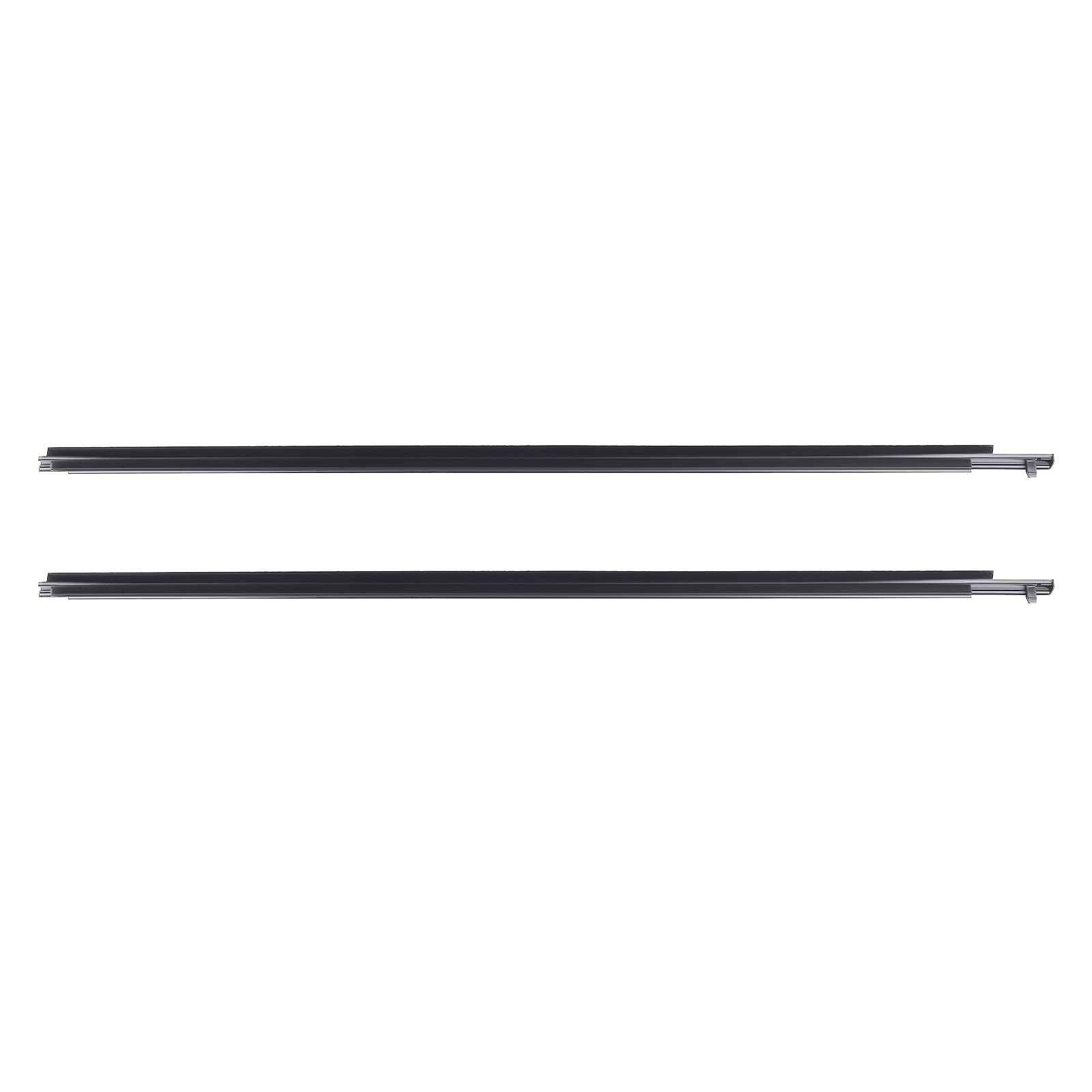 Door Glass Window Weatherstrip Seals L&R 2pcs for Scion tC 2005-2010 75711-21030