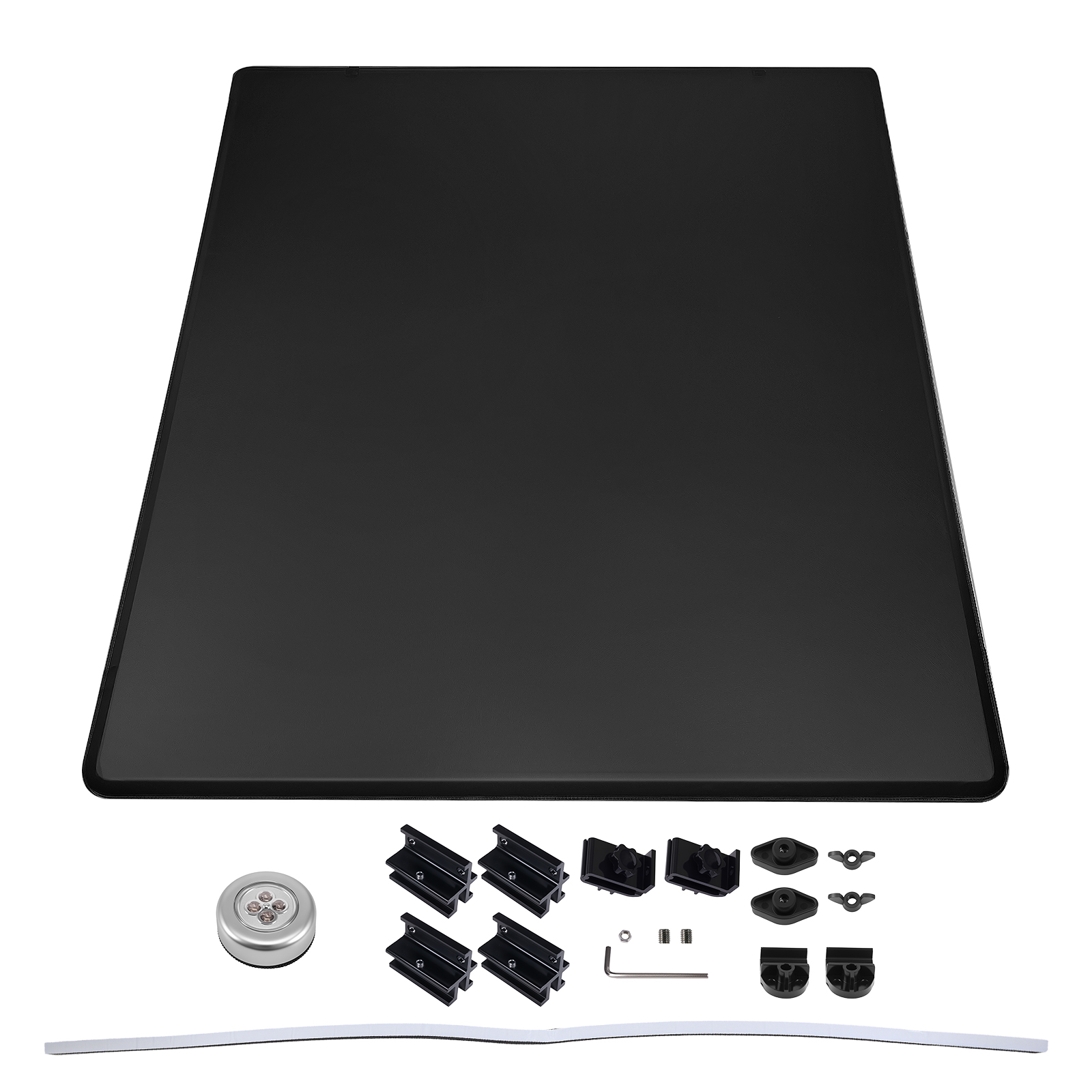 6 ft Bed Soft Tri-Fold Tonneau Cover for Toyota Tacoma 2016-2025  Vinyl Aluminum