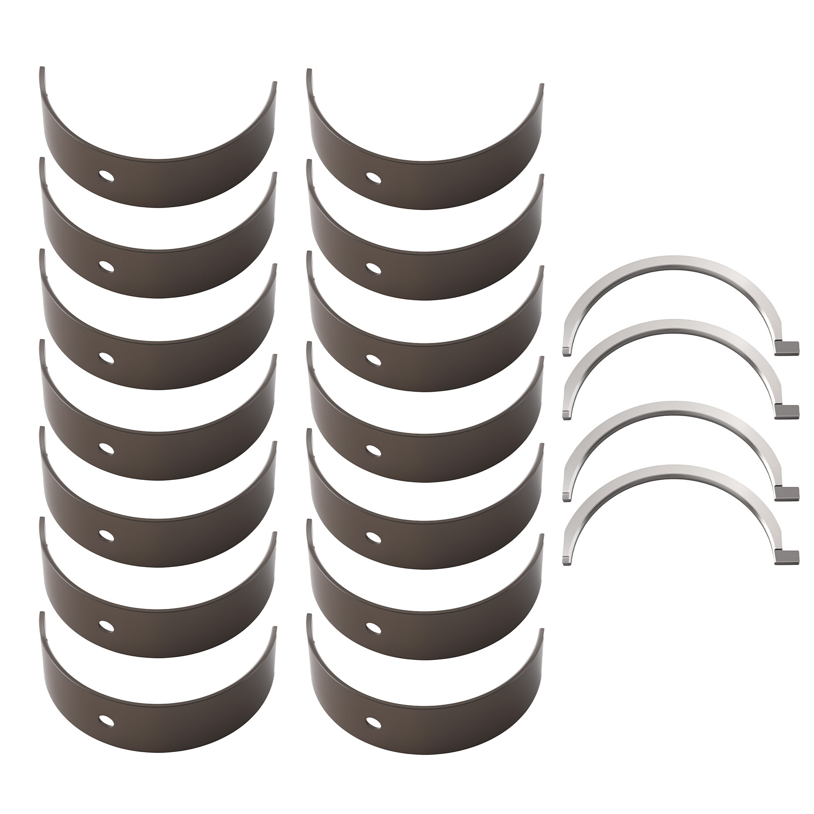 Crankshaft Set for Cummins ISX15 Engine 5406110 Main Rod Bearing Thrust Washer