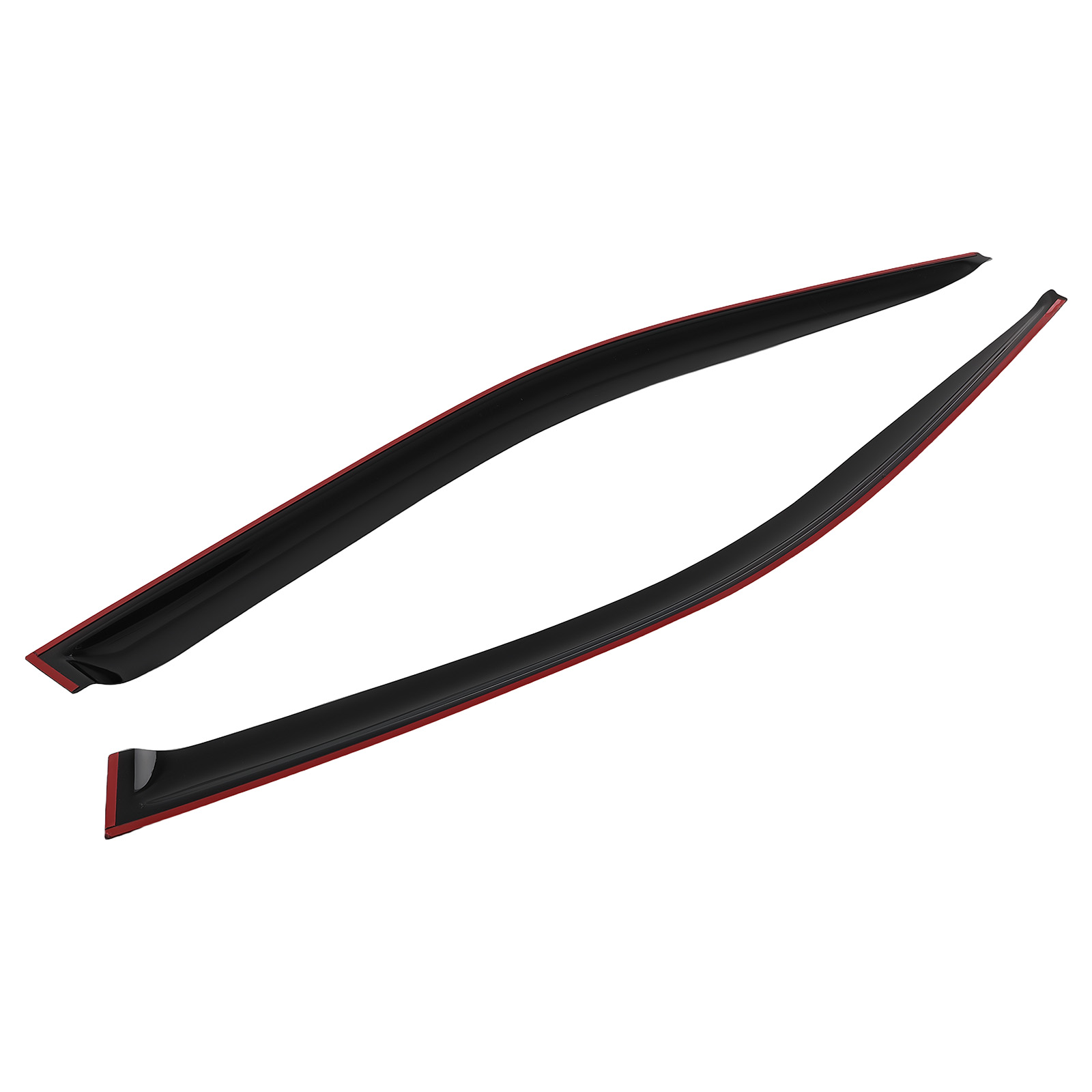 Window Visors Rain Guards Wind Deflectors Set for Honda Pilot 2003-2008 Black