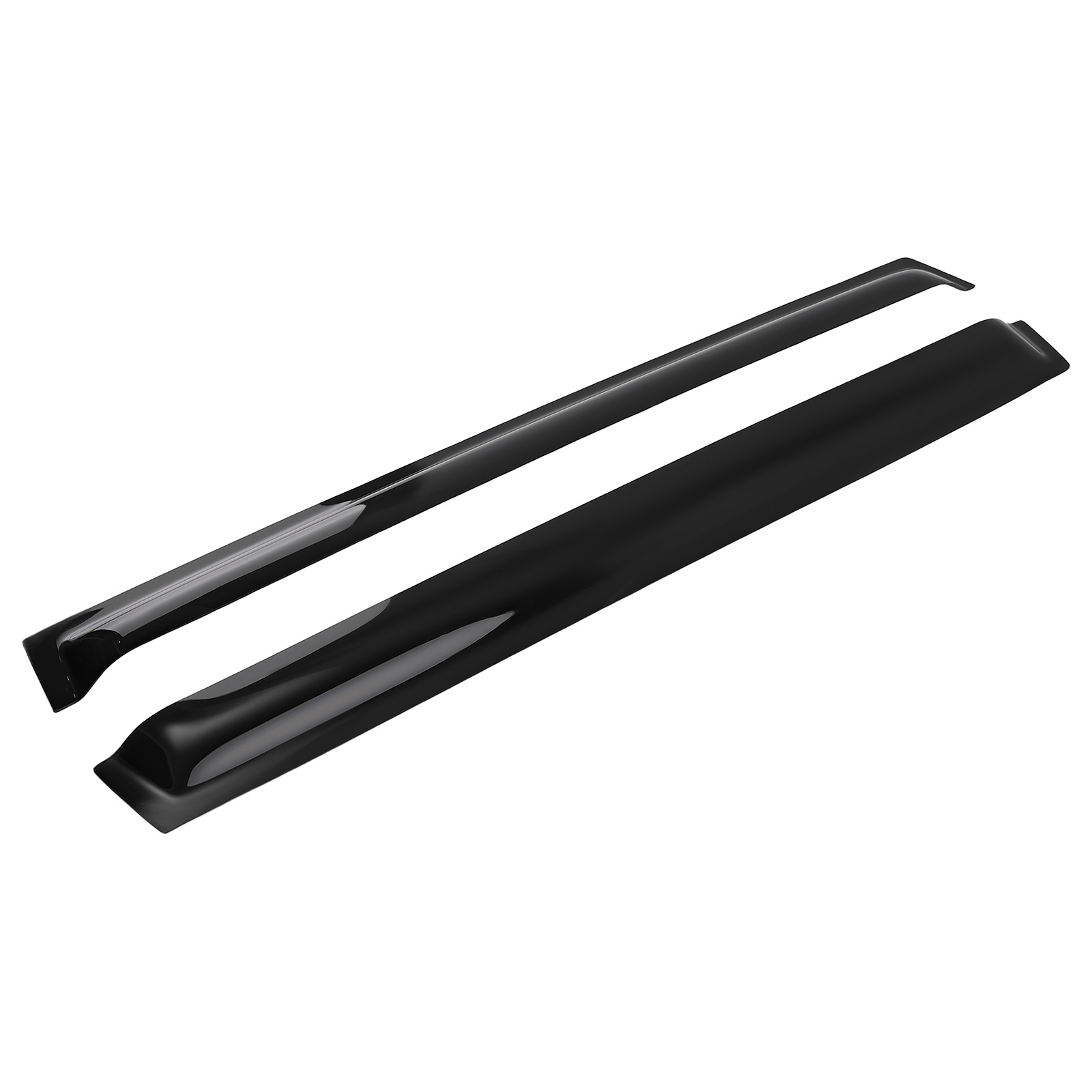 Window Visors Rain Guards Wind Deflectors Set for Honda Pilot 2003-2008 Black