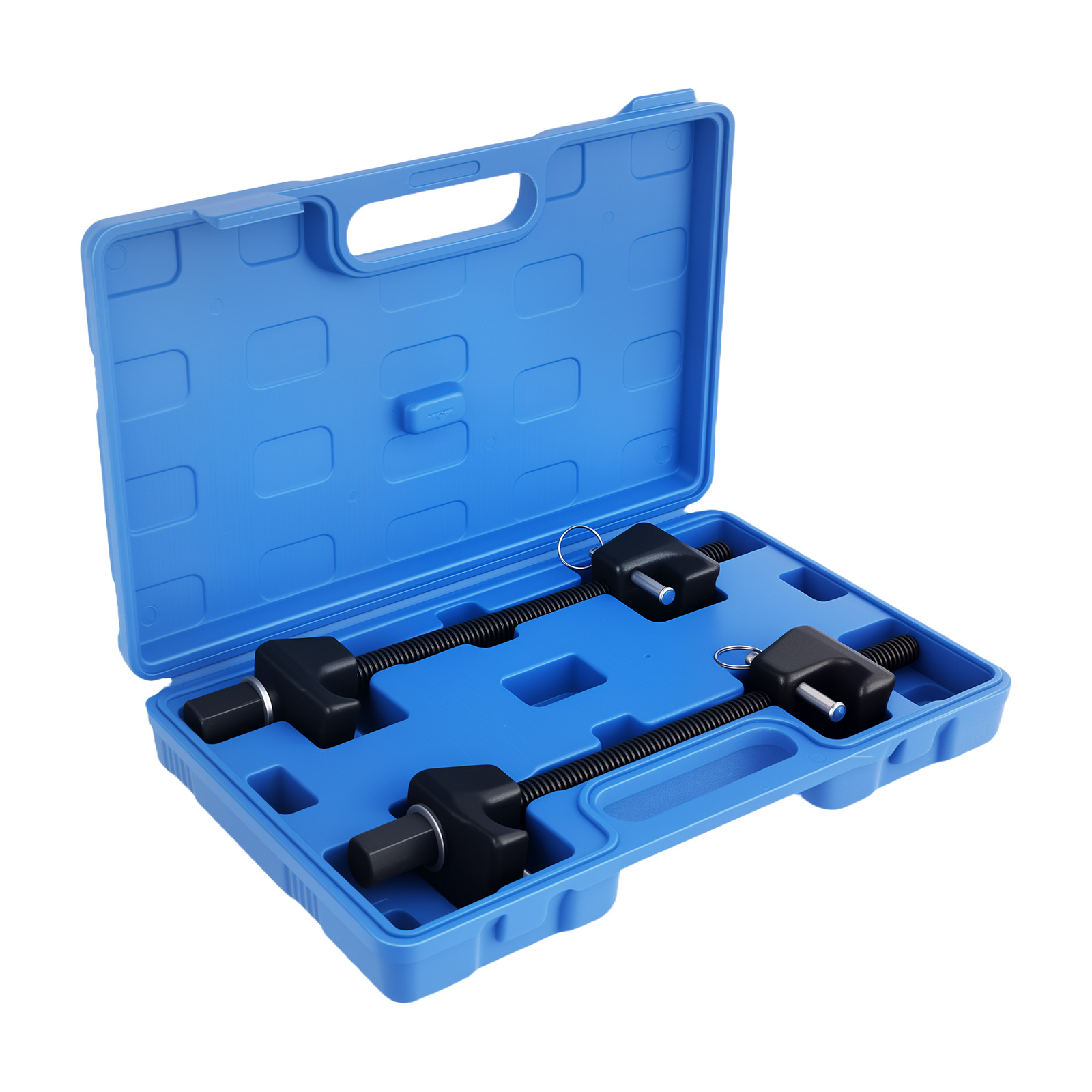 Coil Spring Compressor Tools Kit For MacPherson Struts Shocks W/Detent Pins New