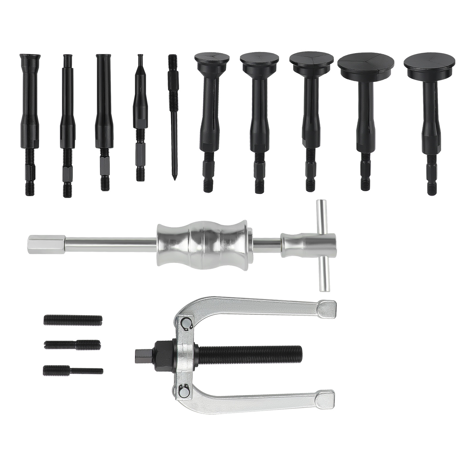 16x Inner Bearing Extractor Blind Pilot Bushes Bearings Removal Tool Kits
