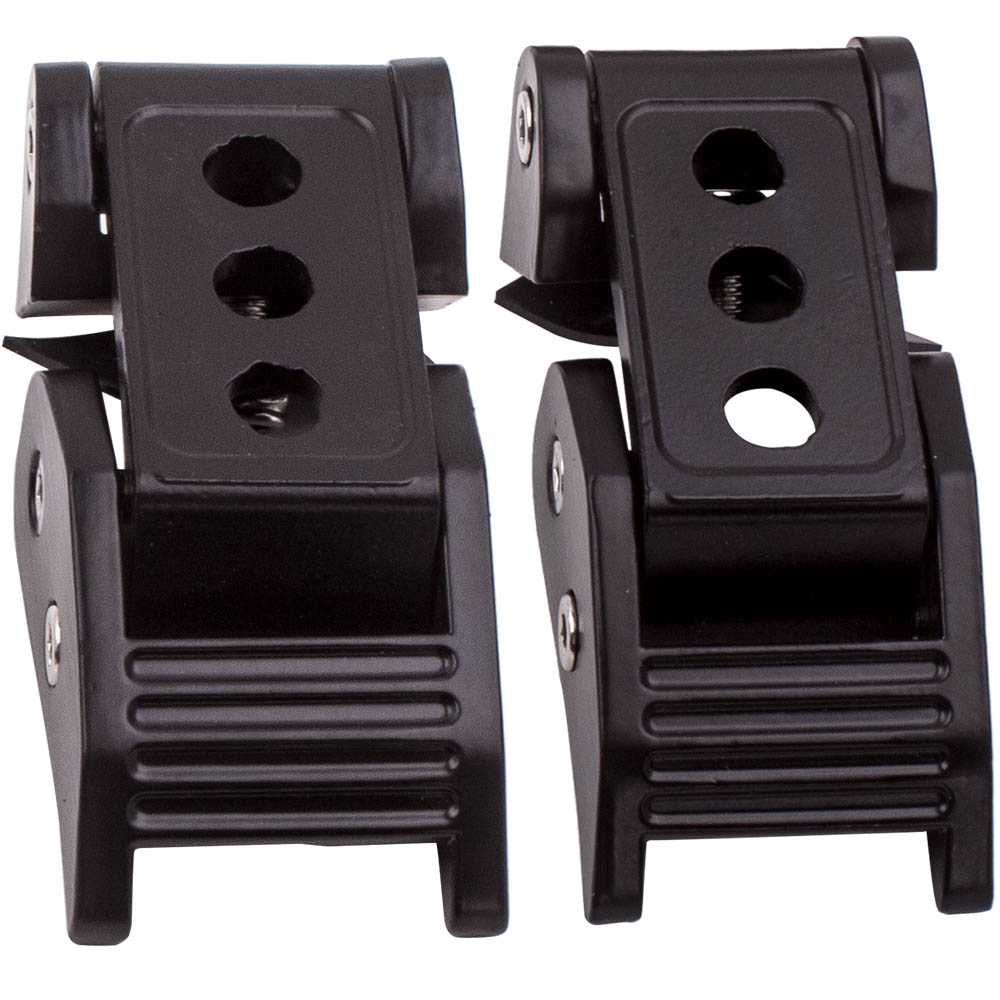 2x Hood Latch Locking Catch w/ Rubber Pads for Jeep Wrangler JK 2007 2008-2018
